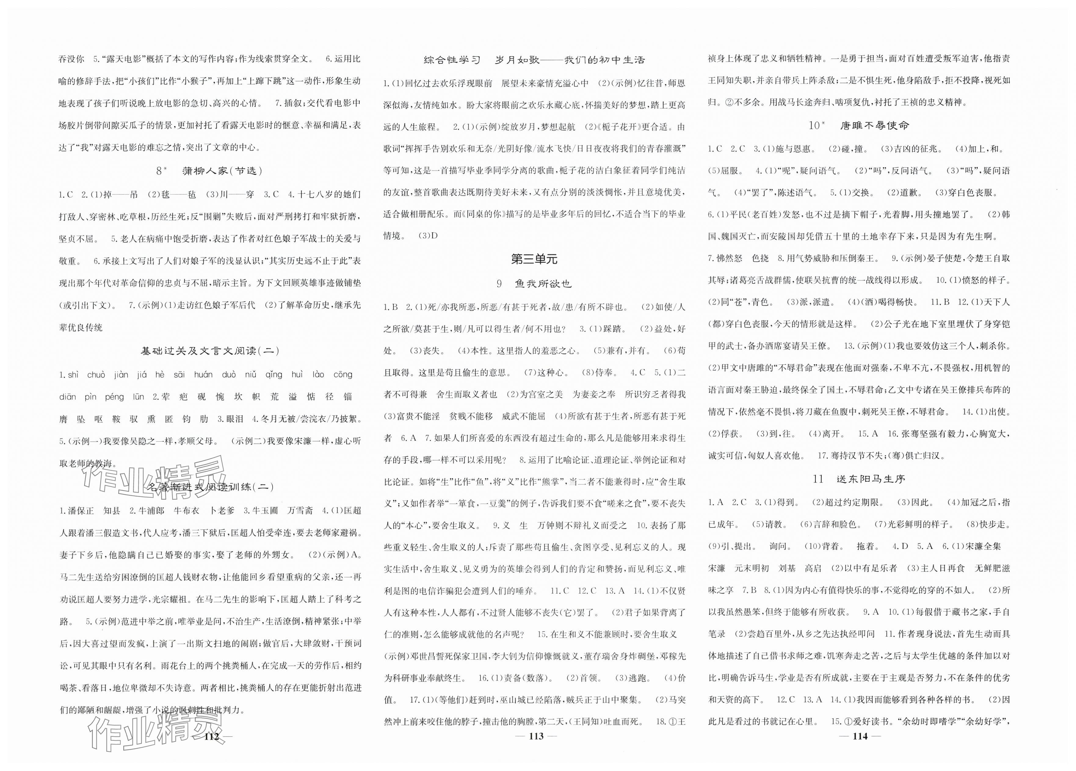 2025年名校課堂內(nèi)外九年級語文下冊人教版 第2頁