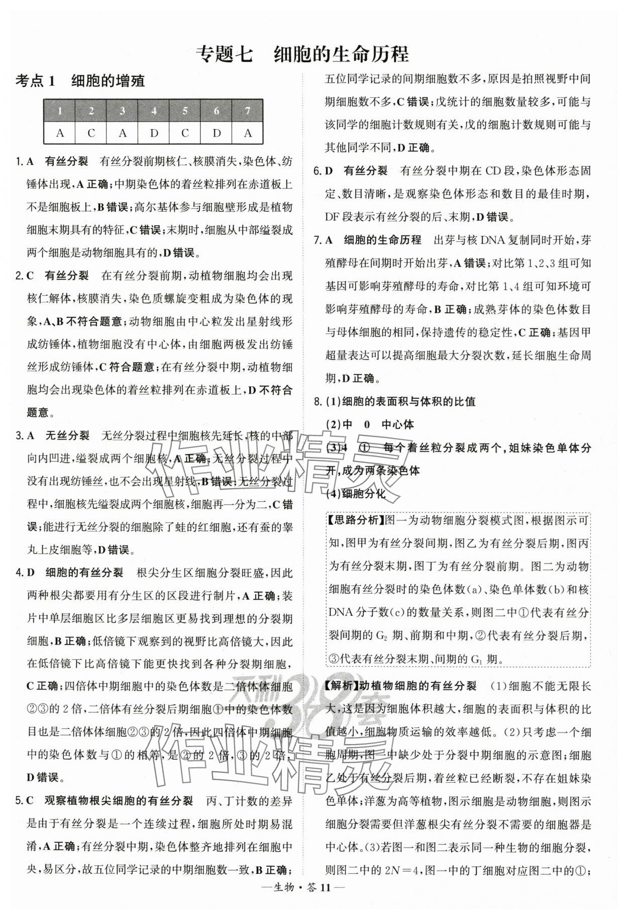 2026年天利38套?？蓟A題生物 第11頁