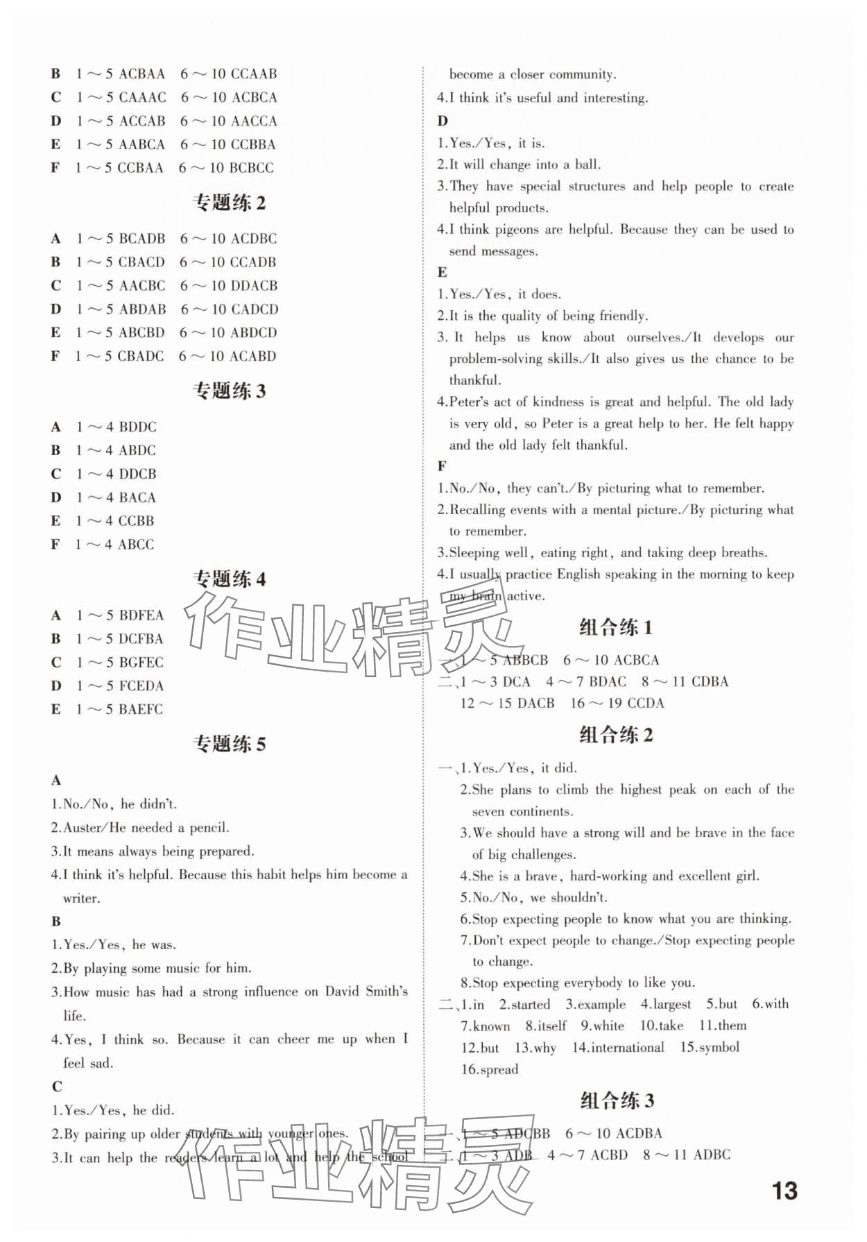 2025年智乐星中考命题研究英语中考重庆专版 第12页