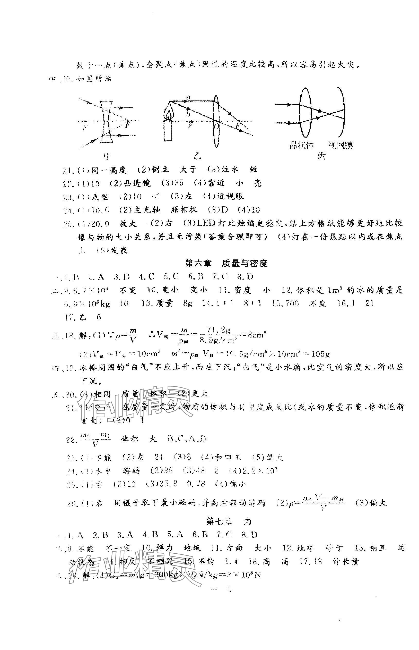 2024年文曲星中考总复习物理人教版 第3页