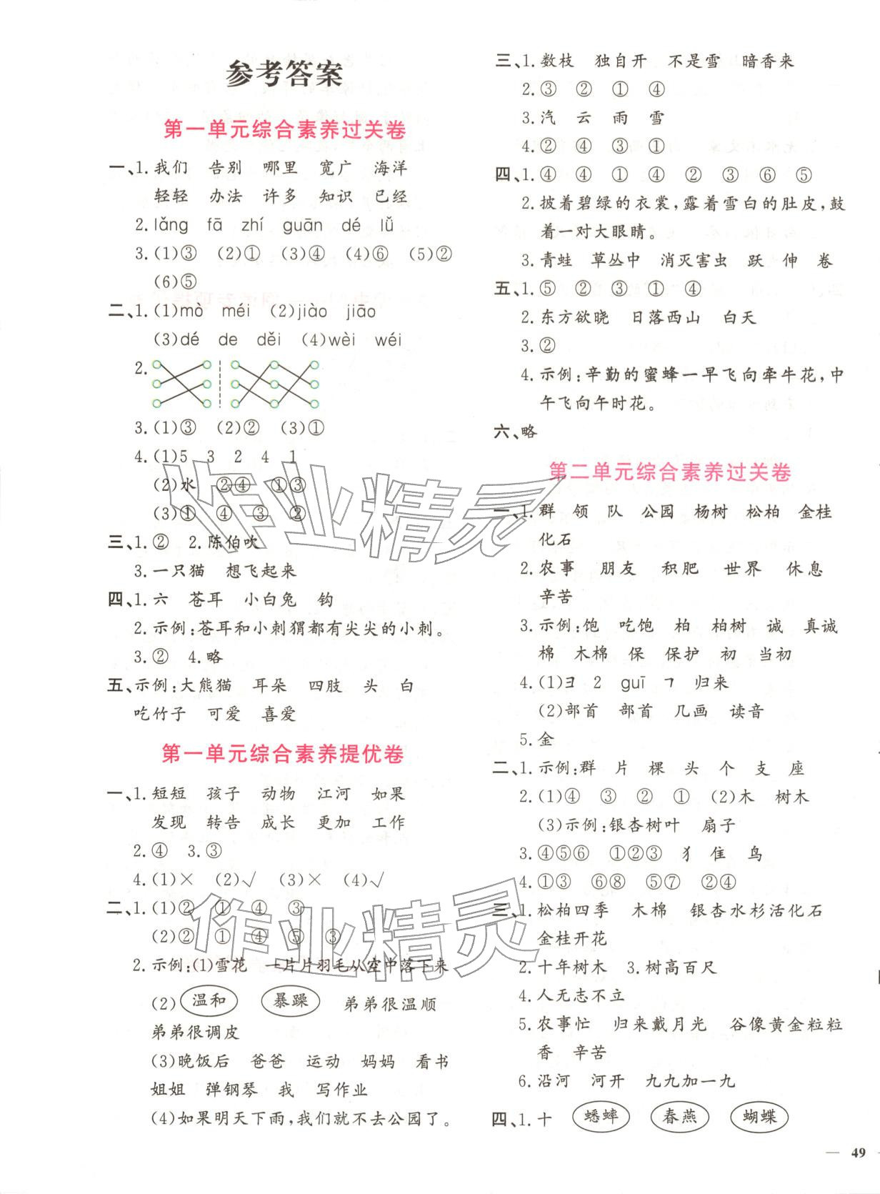 2025年黃岡360度定制密卷二年級語文上冊人教版 第1頁