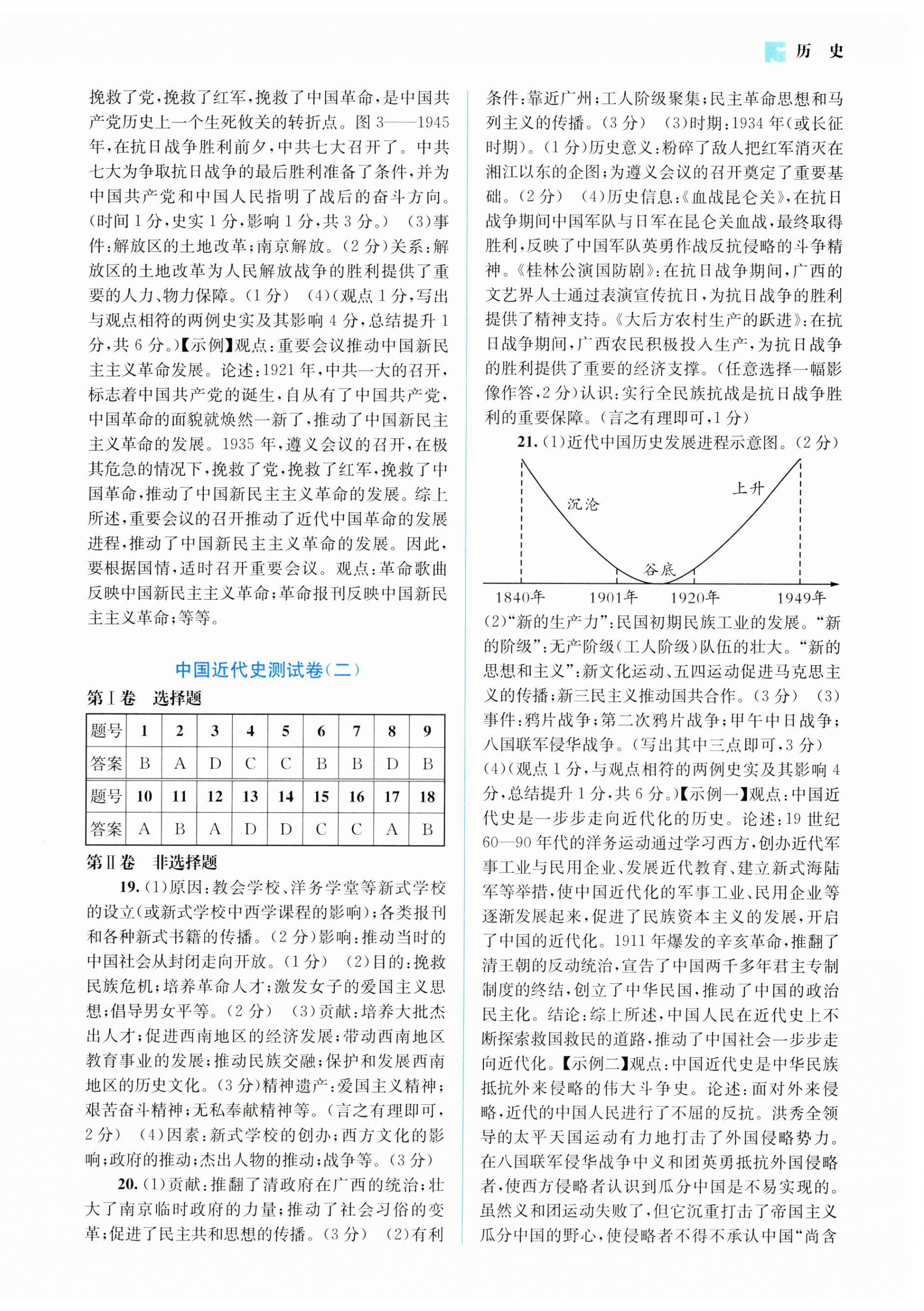 2025年中考指南配套測試卷歷史中考 第3頁