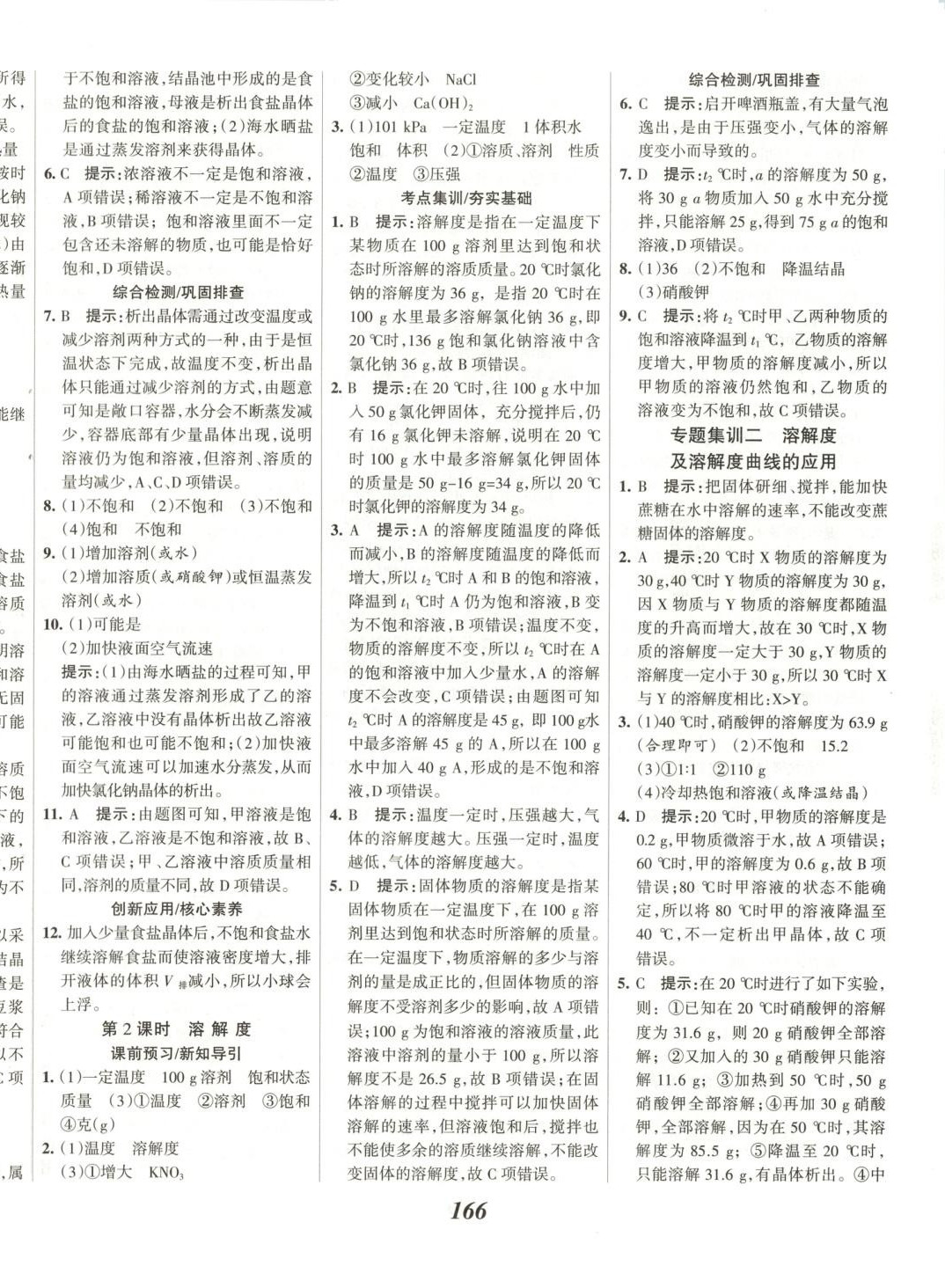 2025年全優課堂九年級化學下冊 第10頁