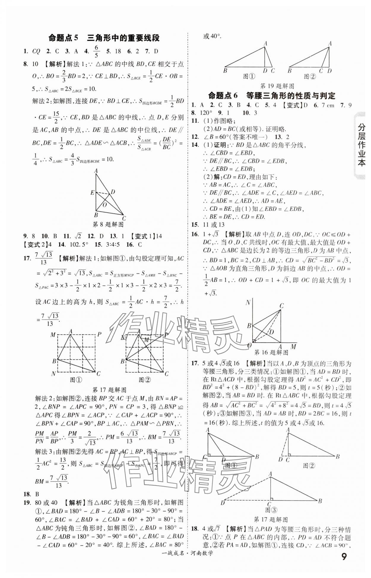 2024年一战成名考前新方案数学河南专版 第9页