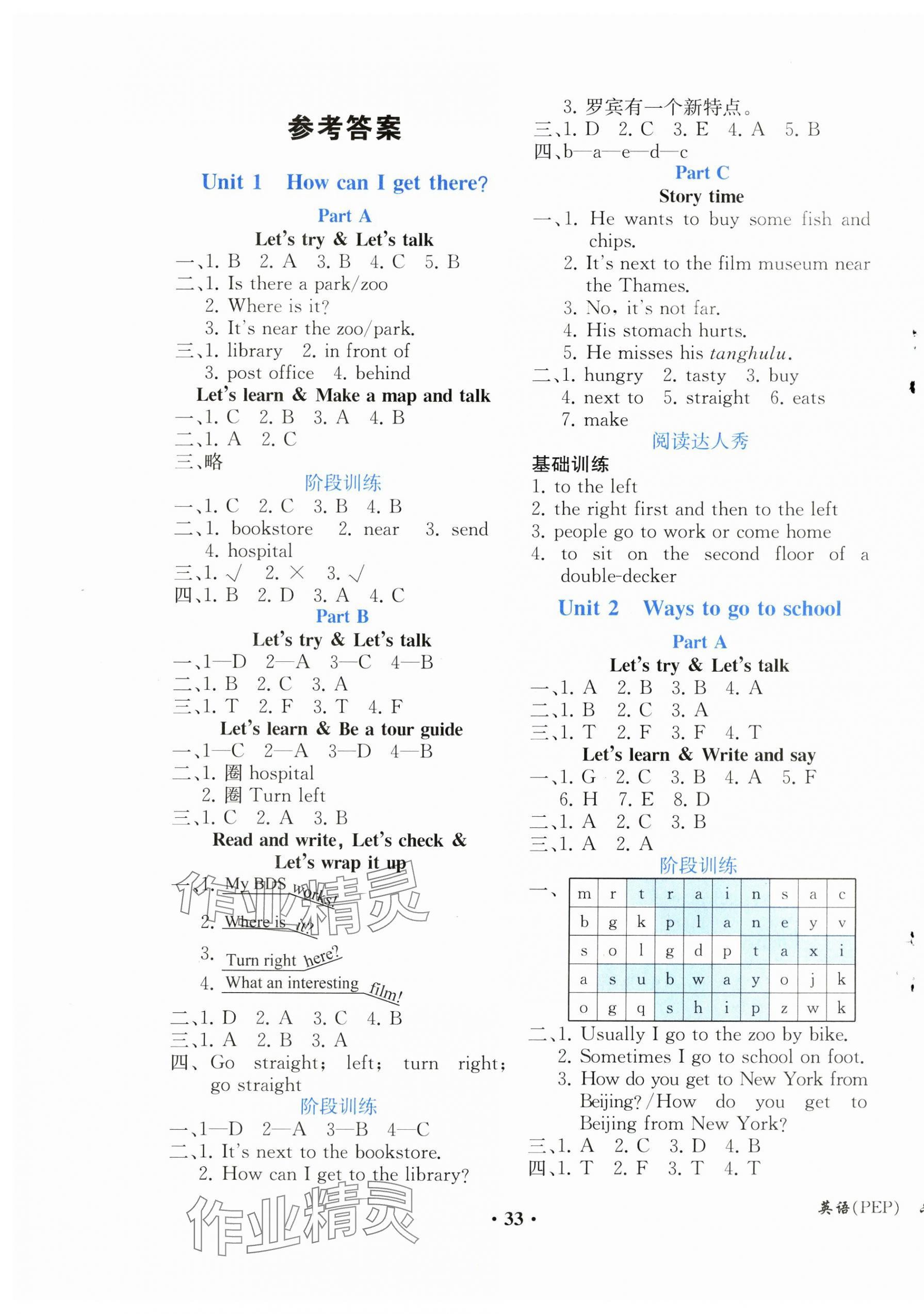 2024年勝券在握同步解析與測評六年級英語上冊人教版重慶專版 第1頁