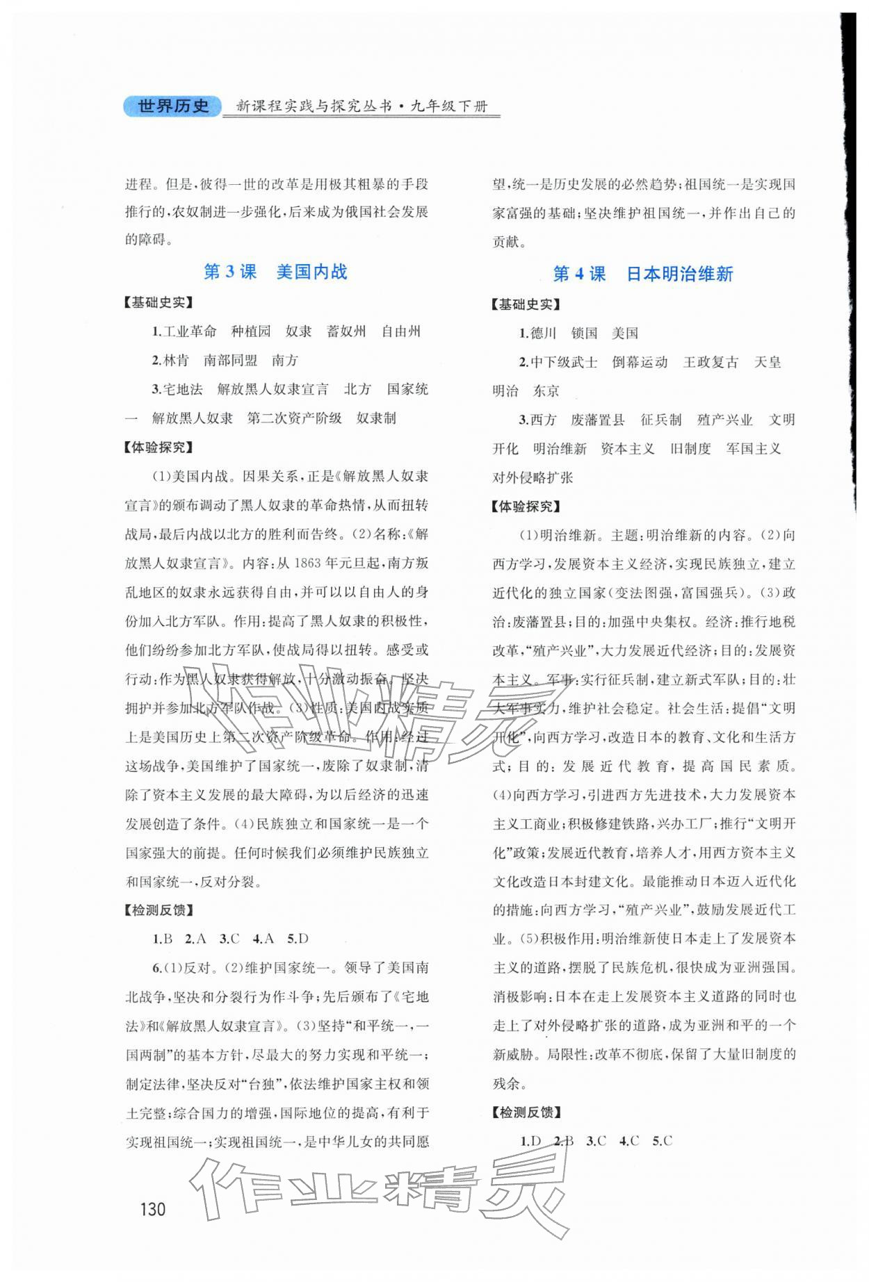 2026年新课程实践与探究丛书九年级历史下册人教版河南专版&nbsp;第2页