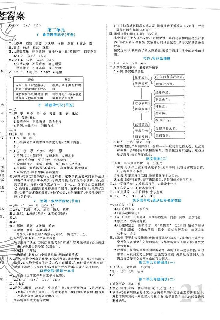 2024年黃岡新課堂六年級(jí)語(yǔ)文下冊(cè)人教版 第2頁(yè)