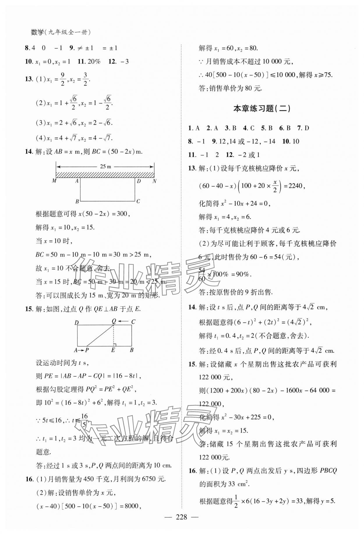 2023年新課堂學習與探究九年級數學全一冊北師大版 第8頁