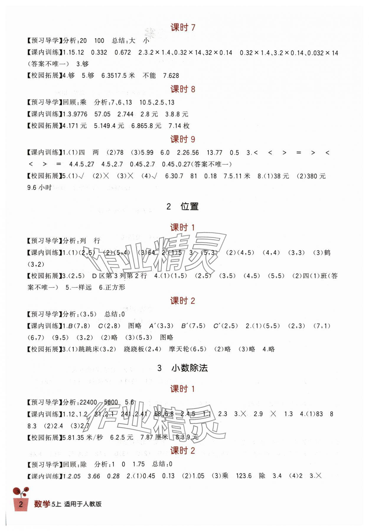 2024年學(xué)習(xí)實(shí)踐園地五年級數(shù)學(xué)上冊人教版 第2頁