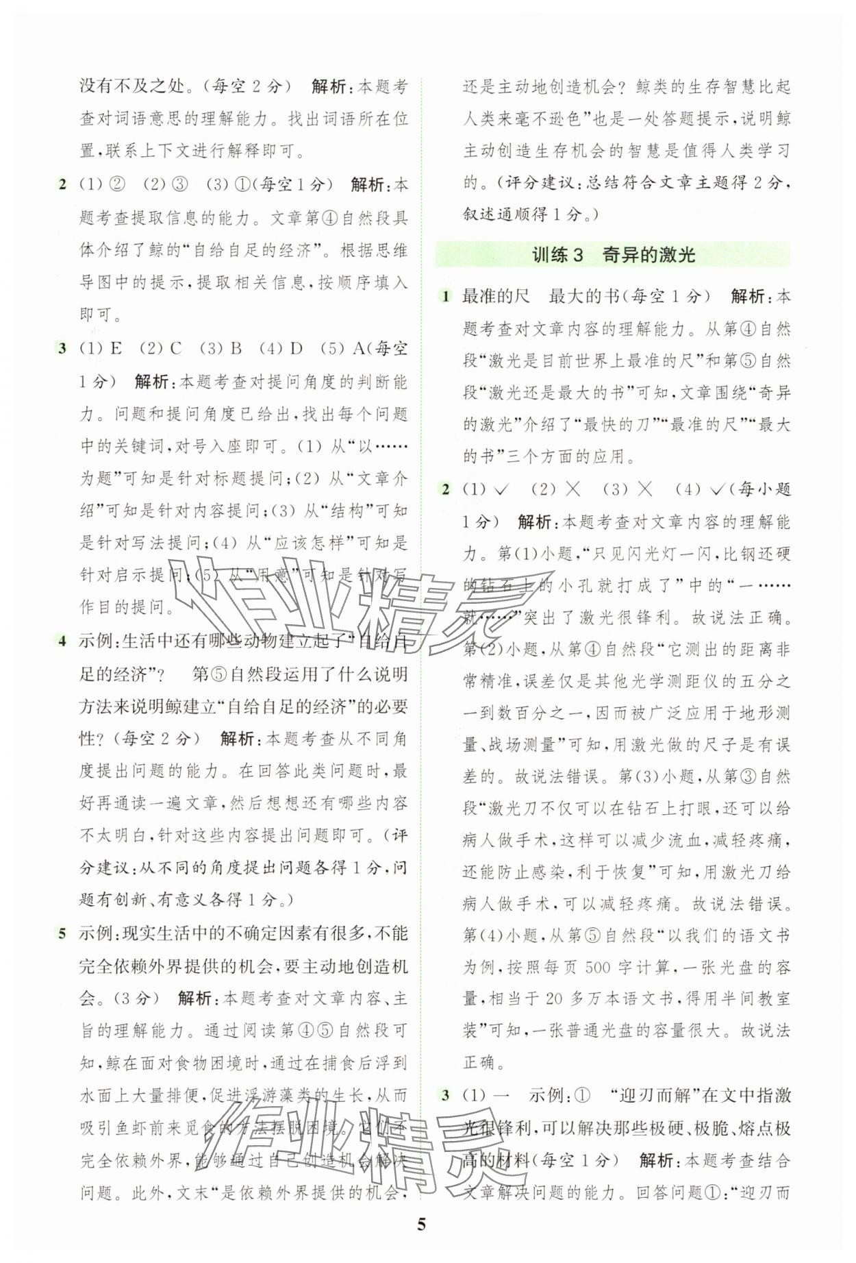 2025年通城學(xué)典組合訓(xùn)練四年級(jí)語文上冊(cè)人教版江蘇專版 第5頁
