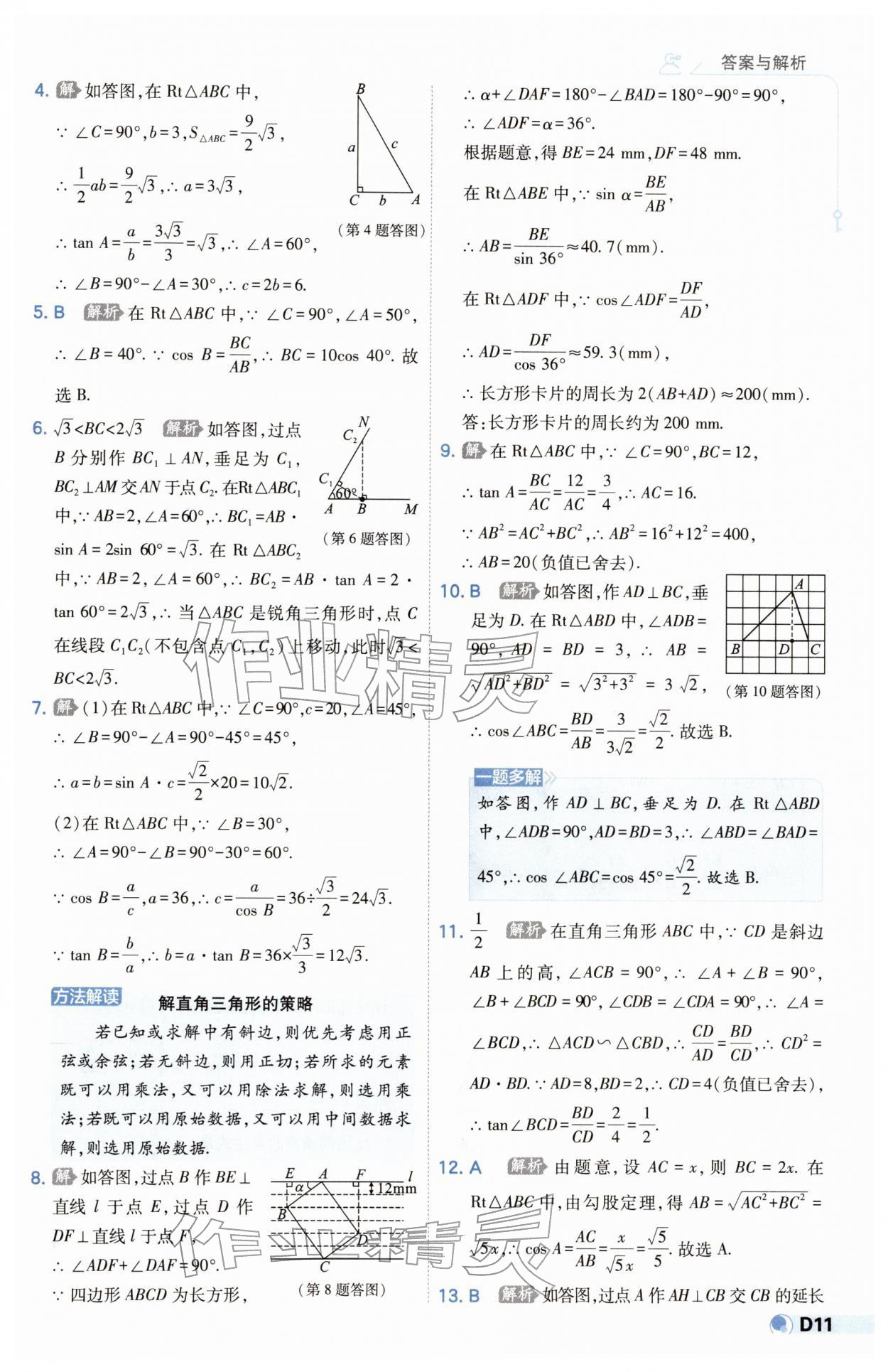 2026年少年班九年级数学下册北师大版&nbsp;第11页