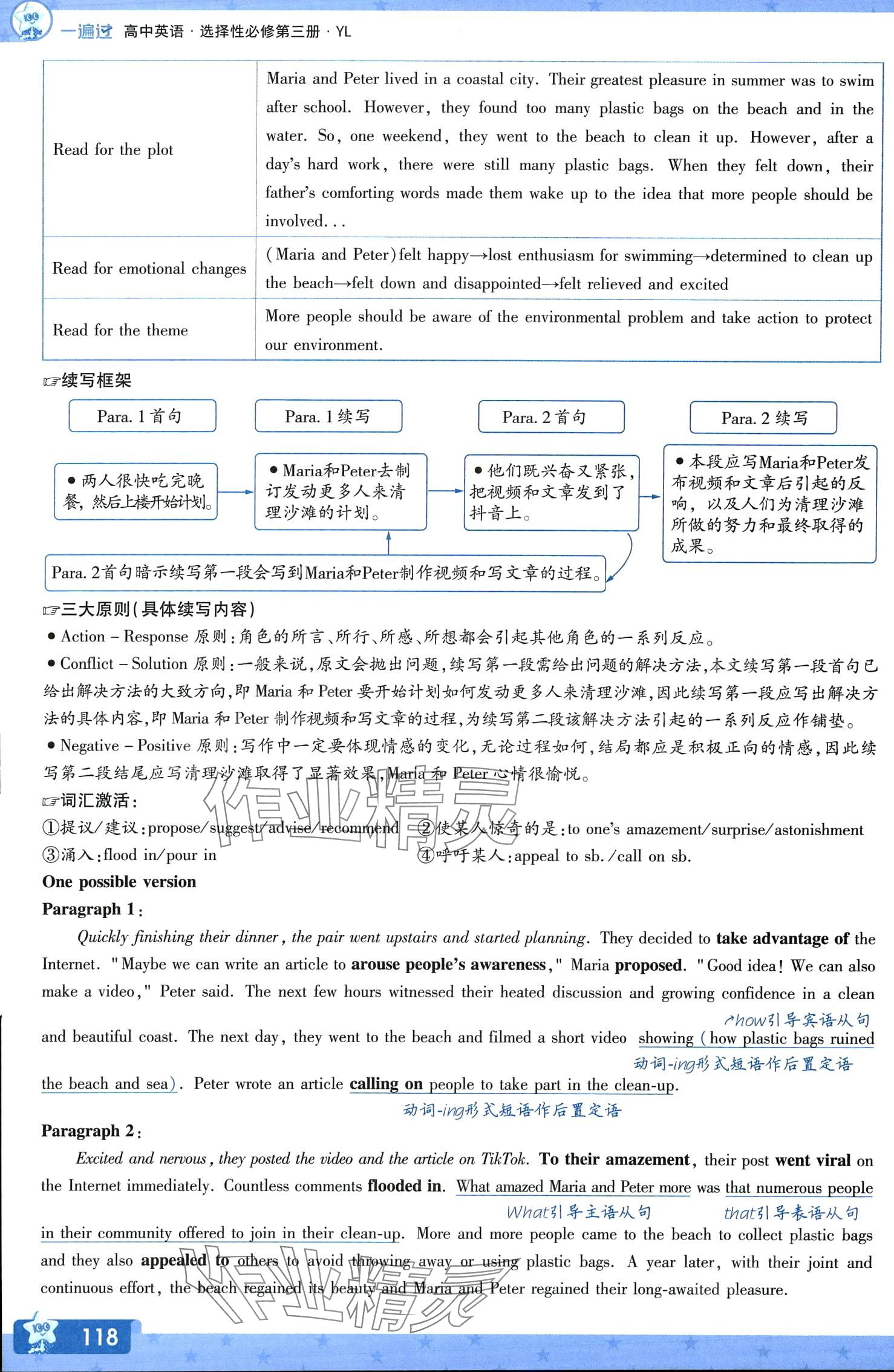 2024年一遍过高中英语选择性必修第三册译林版&nbsp;第12页