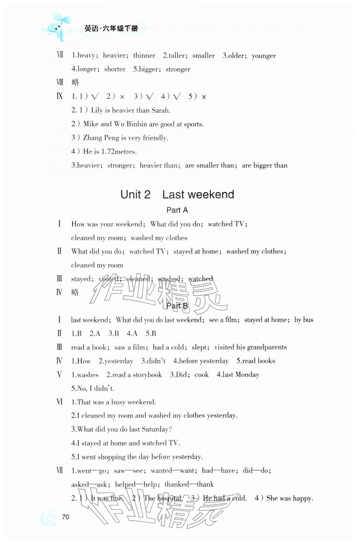 2026年自主学习指导课程六年级英语下册人教版&nbsp;第2页