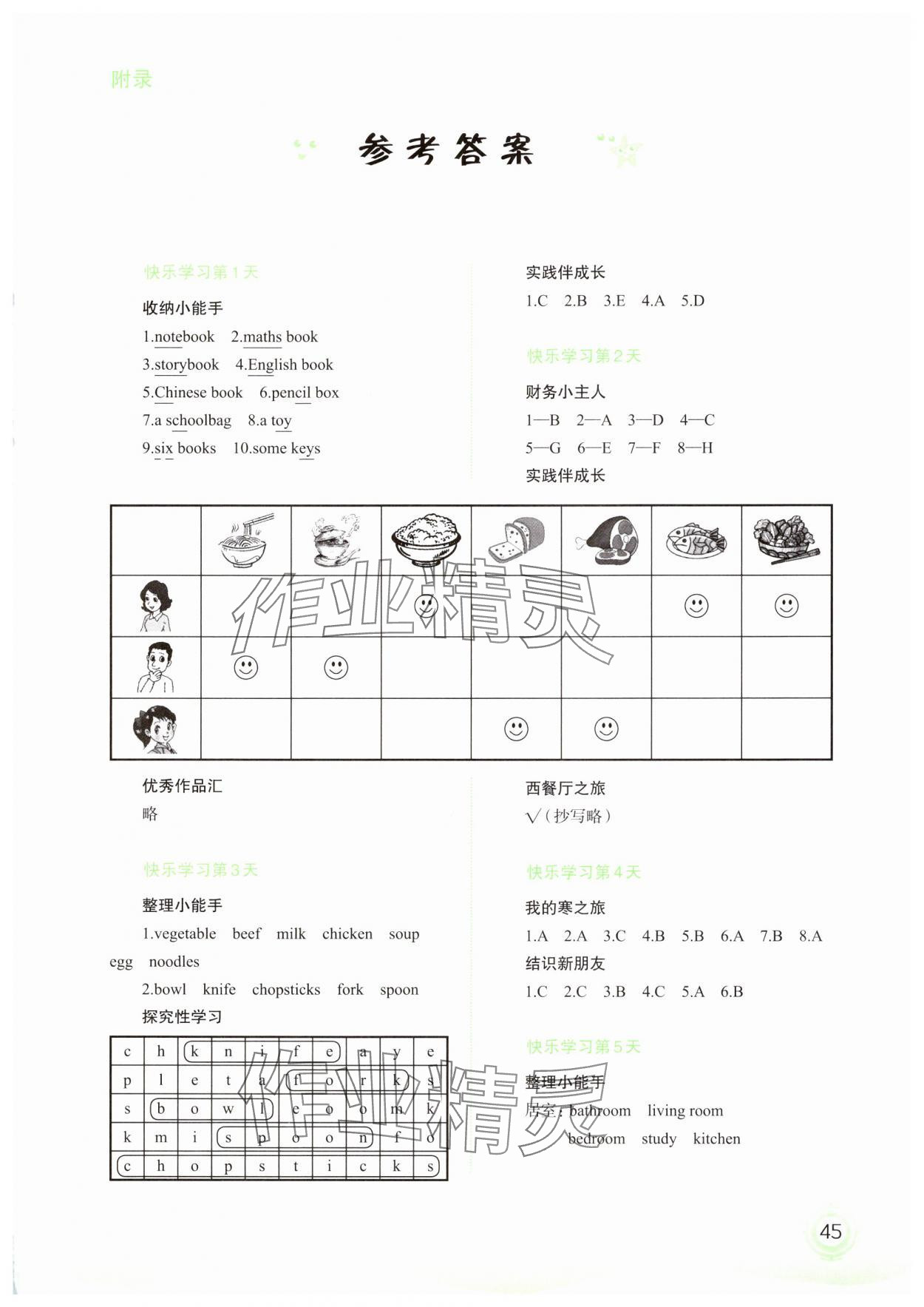 2025年快樂寒假廣西師范大學(xué)出版社四年級(jí)英語 第1頁