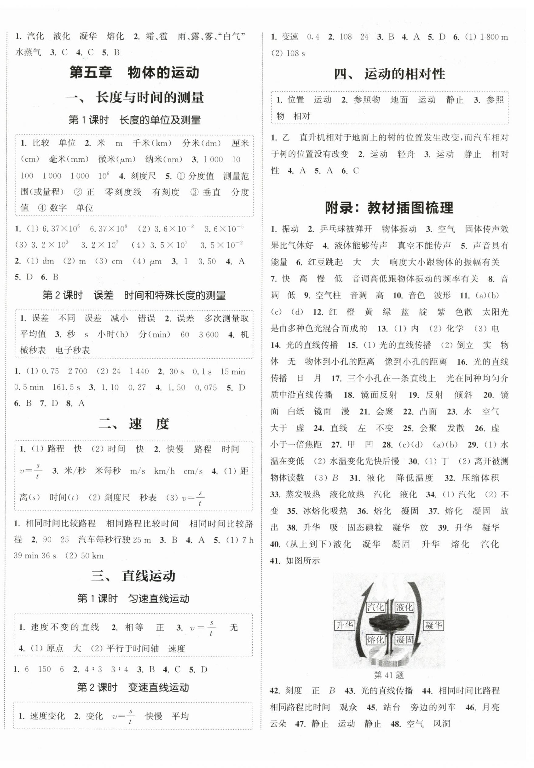2025年通城學(xué)典課時(shí)作業(yè)本八年級(jí)物理上冊(cè)蘇科版陜西專版 第4頁(yè)