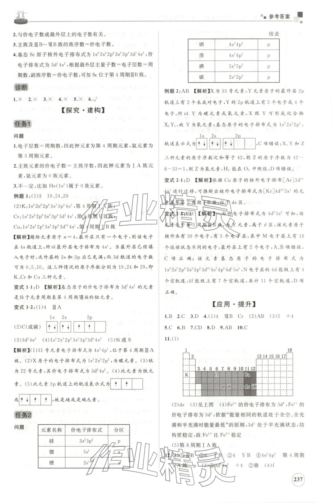 2025年同步练习册山东友谊出版社高中化学选择性必修第二册鲁科版B 第5页