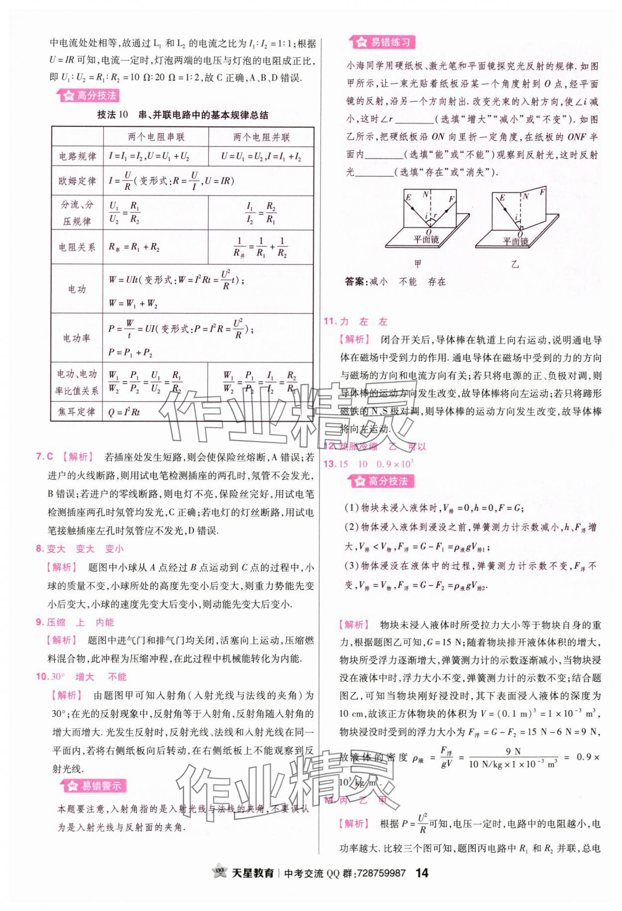 2024年金考卷45套匯編物理廣東專版 第14頁