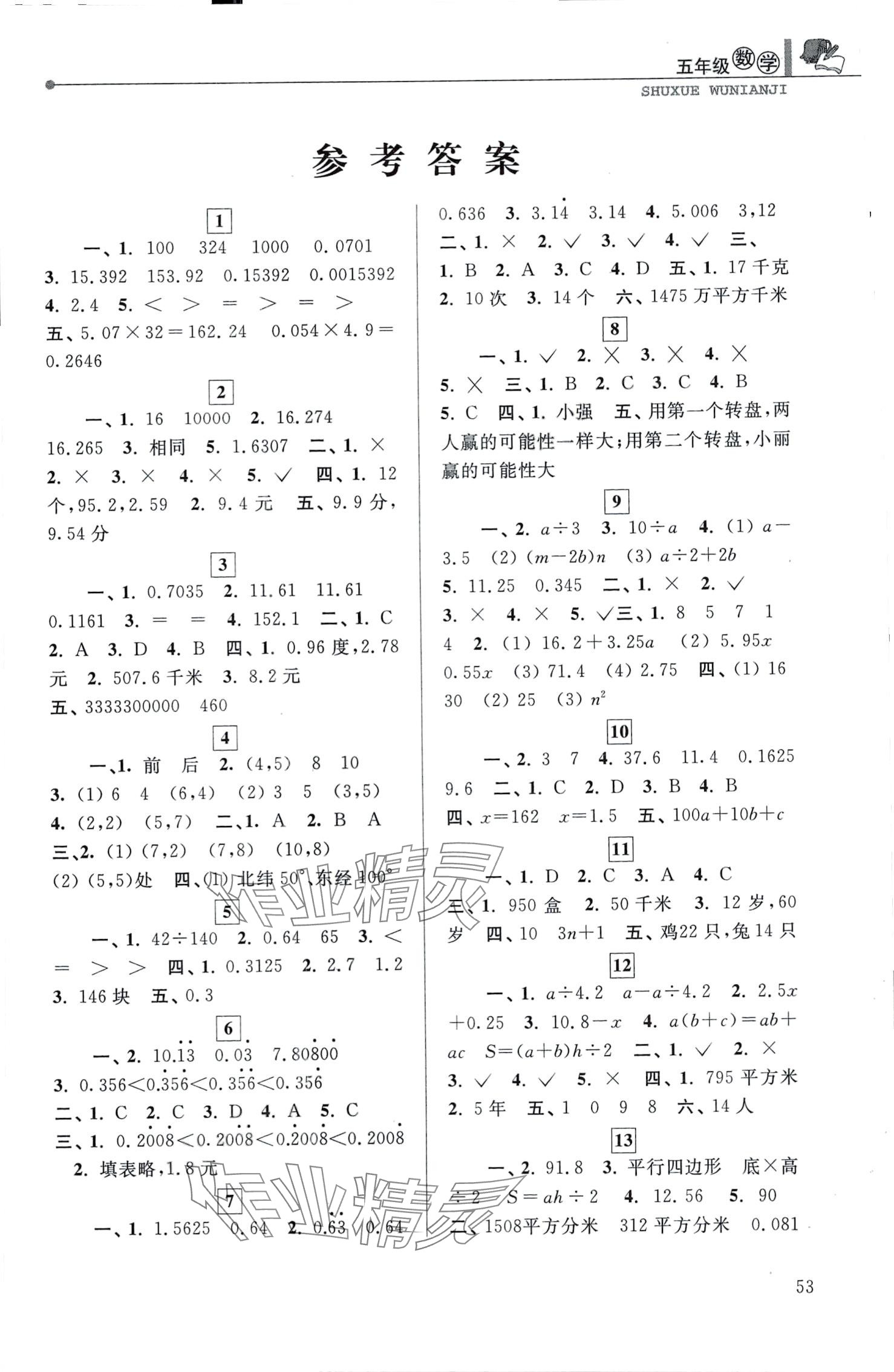 2024年藍(lán)天教育寒假優(yōu)化學(xué)習(xí)五年級(jí) 第1頁(yè)