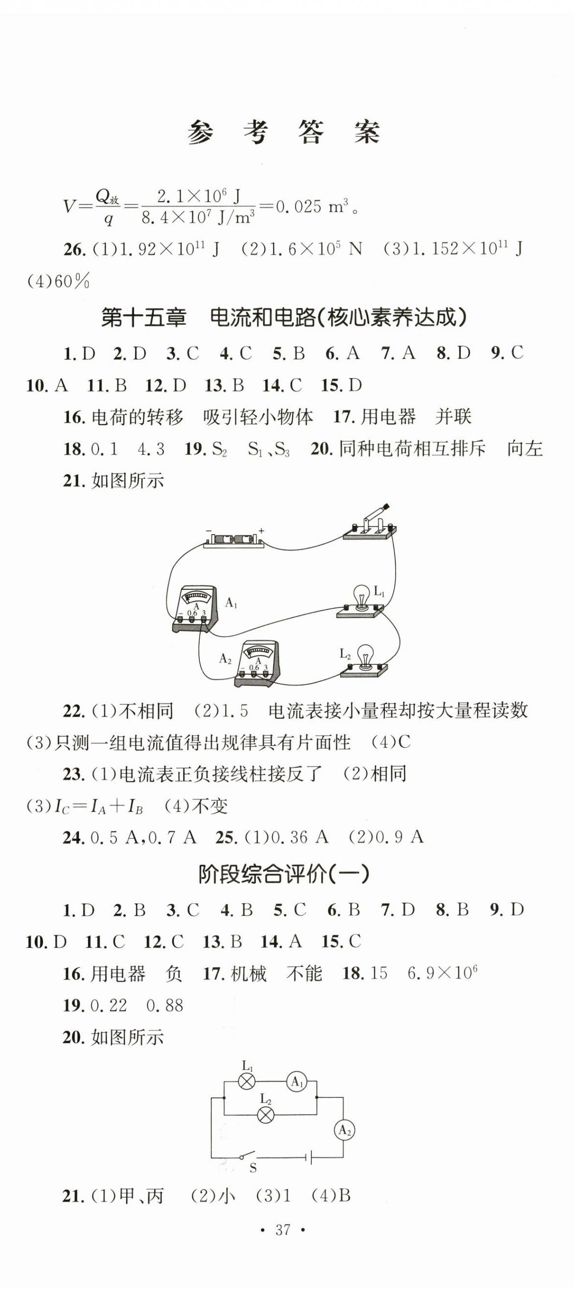 2023年學(xué)科素養(yǎng)與能力提升九年級(jí)物理上冊(cè)人教版 第2頁(yè)