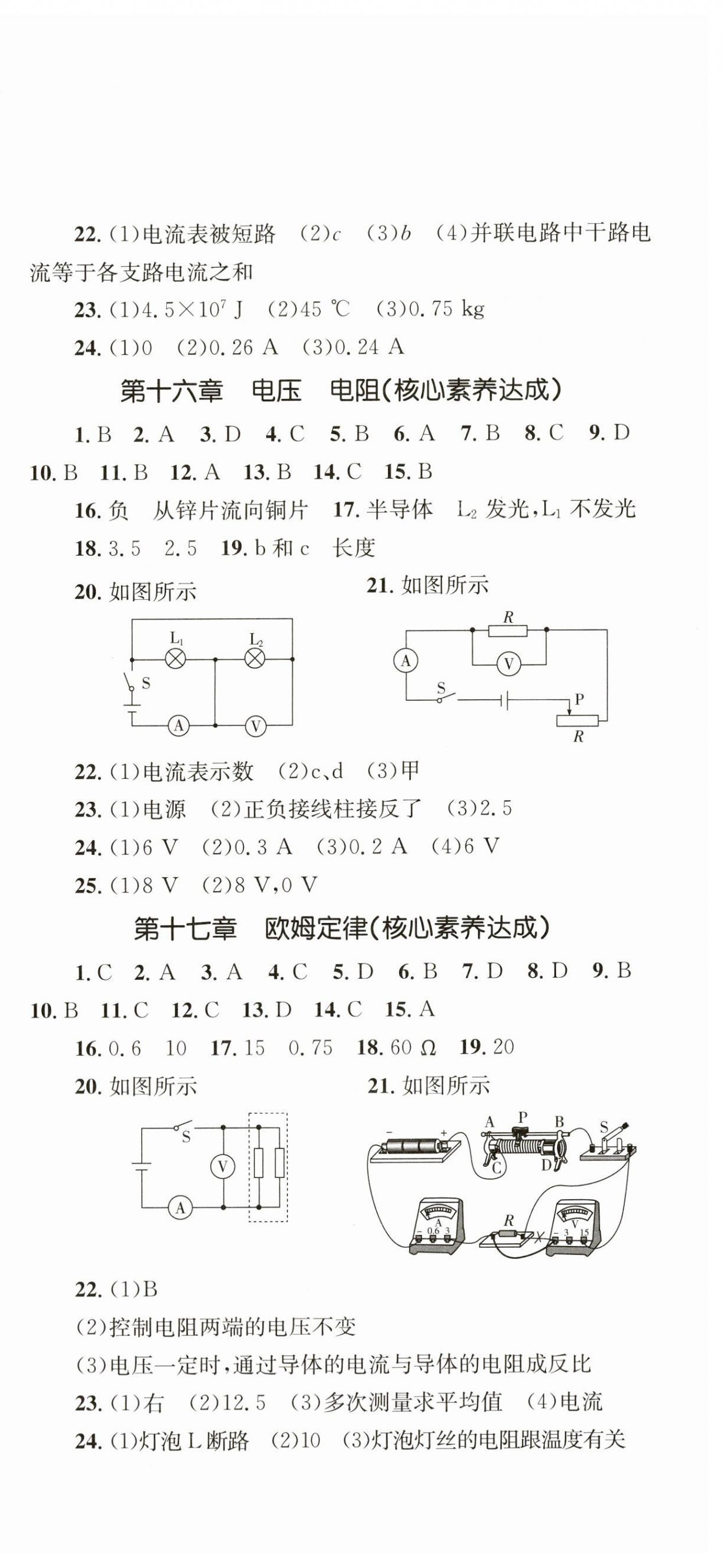 2023年學(xué)科素養(yǎng)與能力提升九年級(jí)物理上冊(cè)人教版 第3頁(yè)