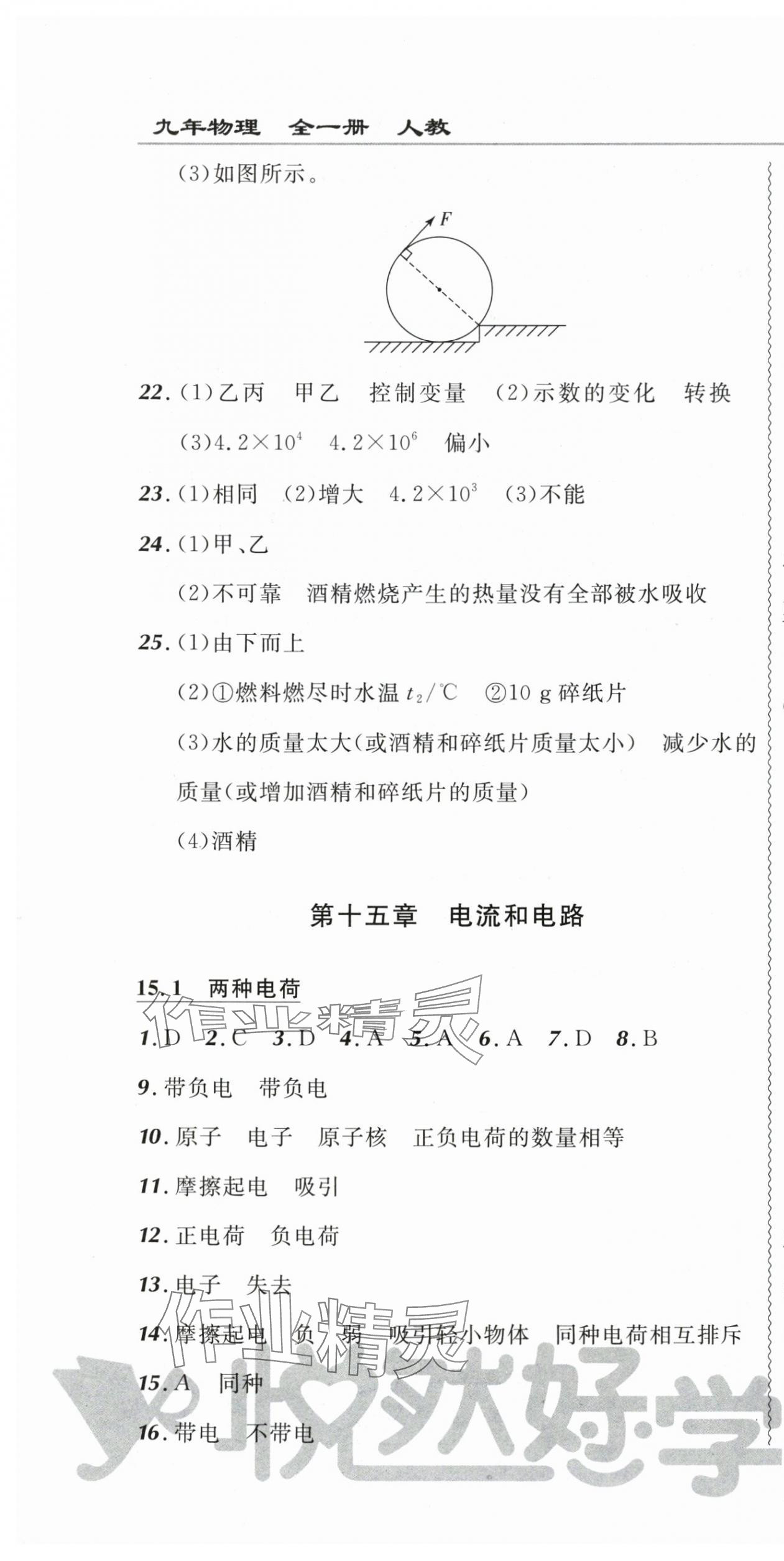 2024年北大綠卡課課大考卷九年級(jí)物理全一冊(cè)人教版吉林專(zhuān)版 第10頁(yè)