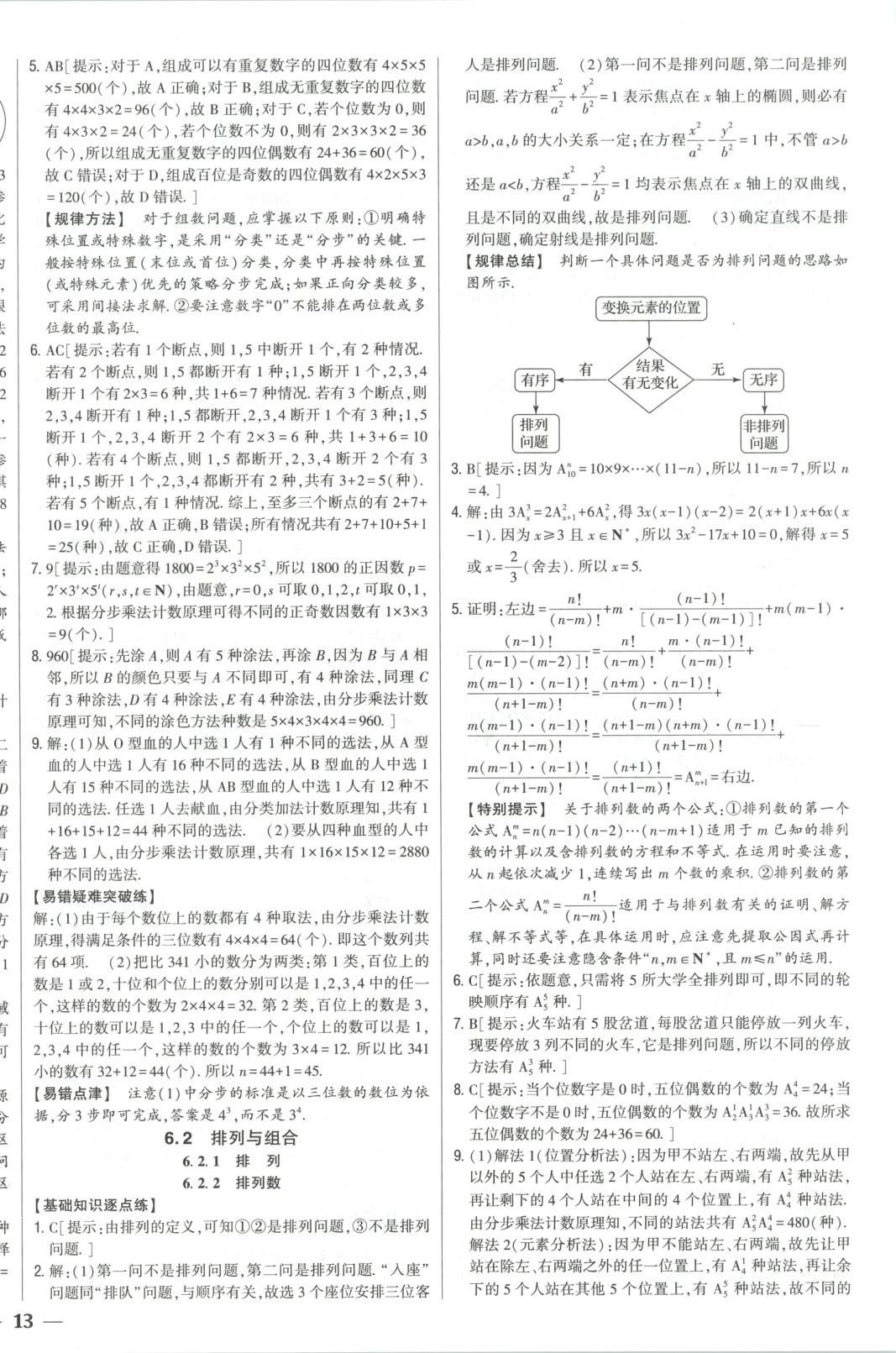 2025年零失误分层训练高二数学选择性必修第三册黑吉辽内蒙古专版 第2页