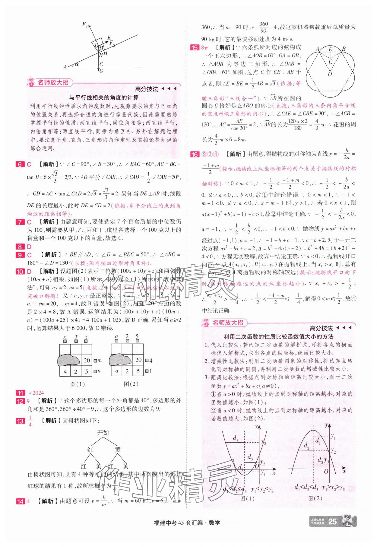 2025年金考卷福建中考45套匯編數(shù)學(xué) 參考答案第25頁(yè)