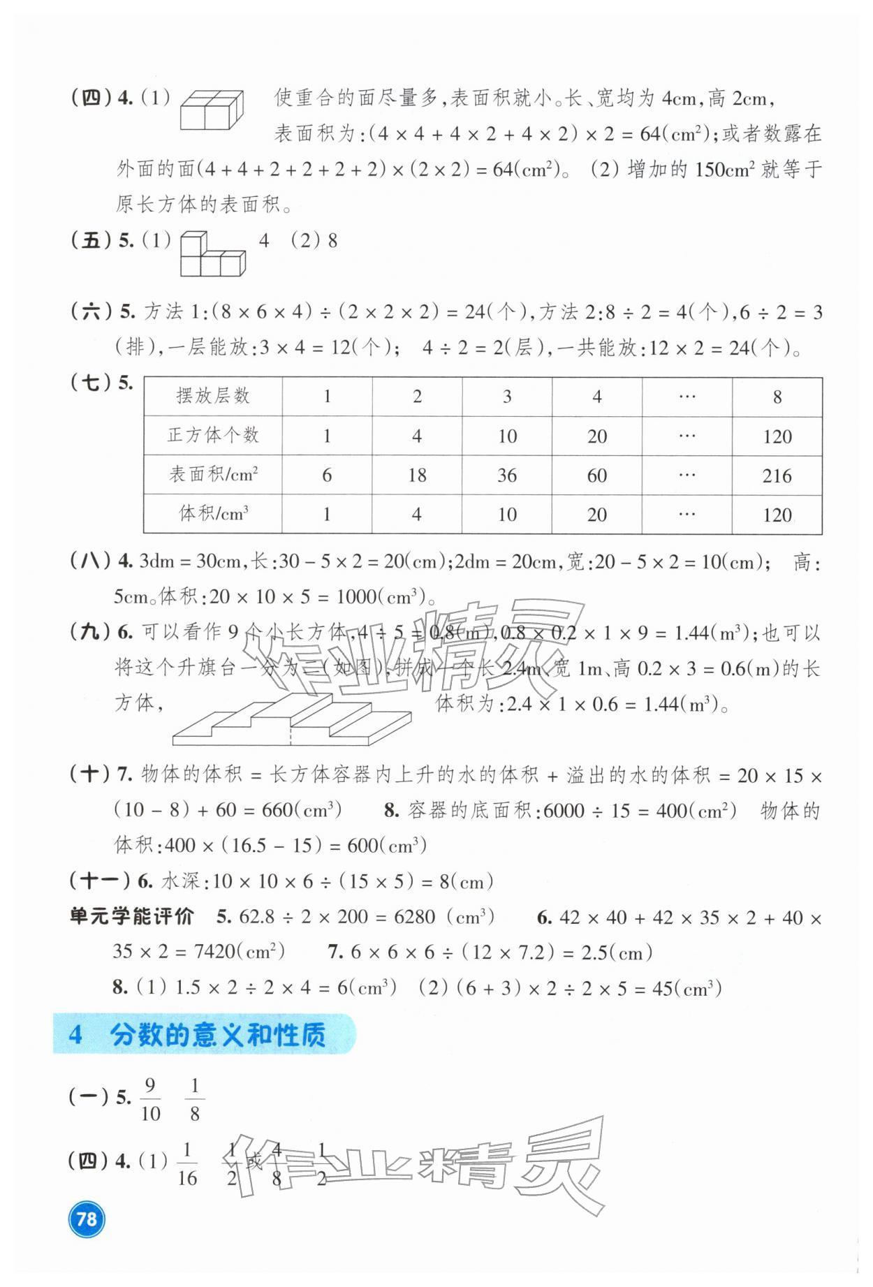 2026年學(xué)能評價五年級數(shù)學(xué)下冊人教版&nbsp;參考答案第2頁