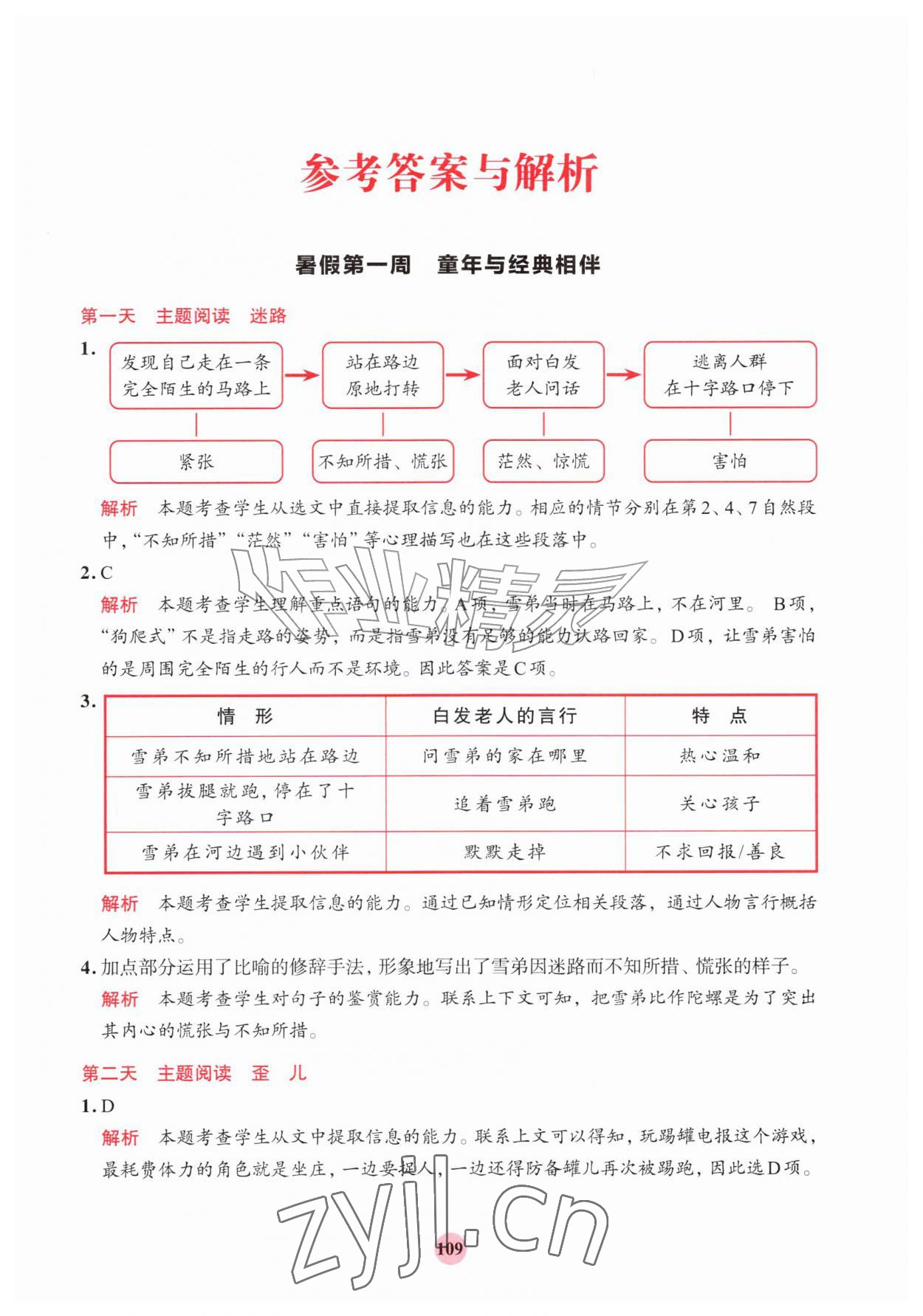 2026年知行合暑假阅读与习作浙江科学技术出版社五升六&nbsp;第1页