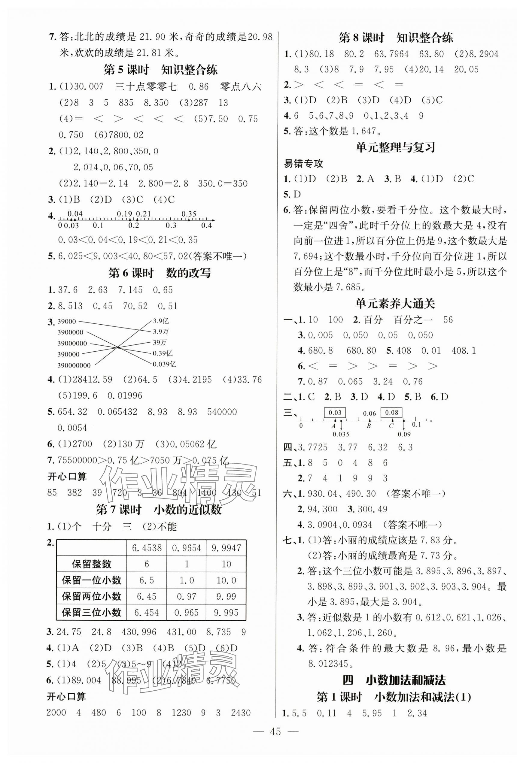 2024年名師測(cè)控五年級(jí)數(shù)學(xué)上冊(cè)蘇教版 第5頁(yè)