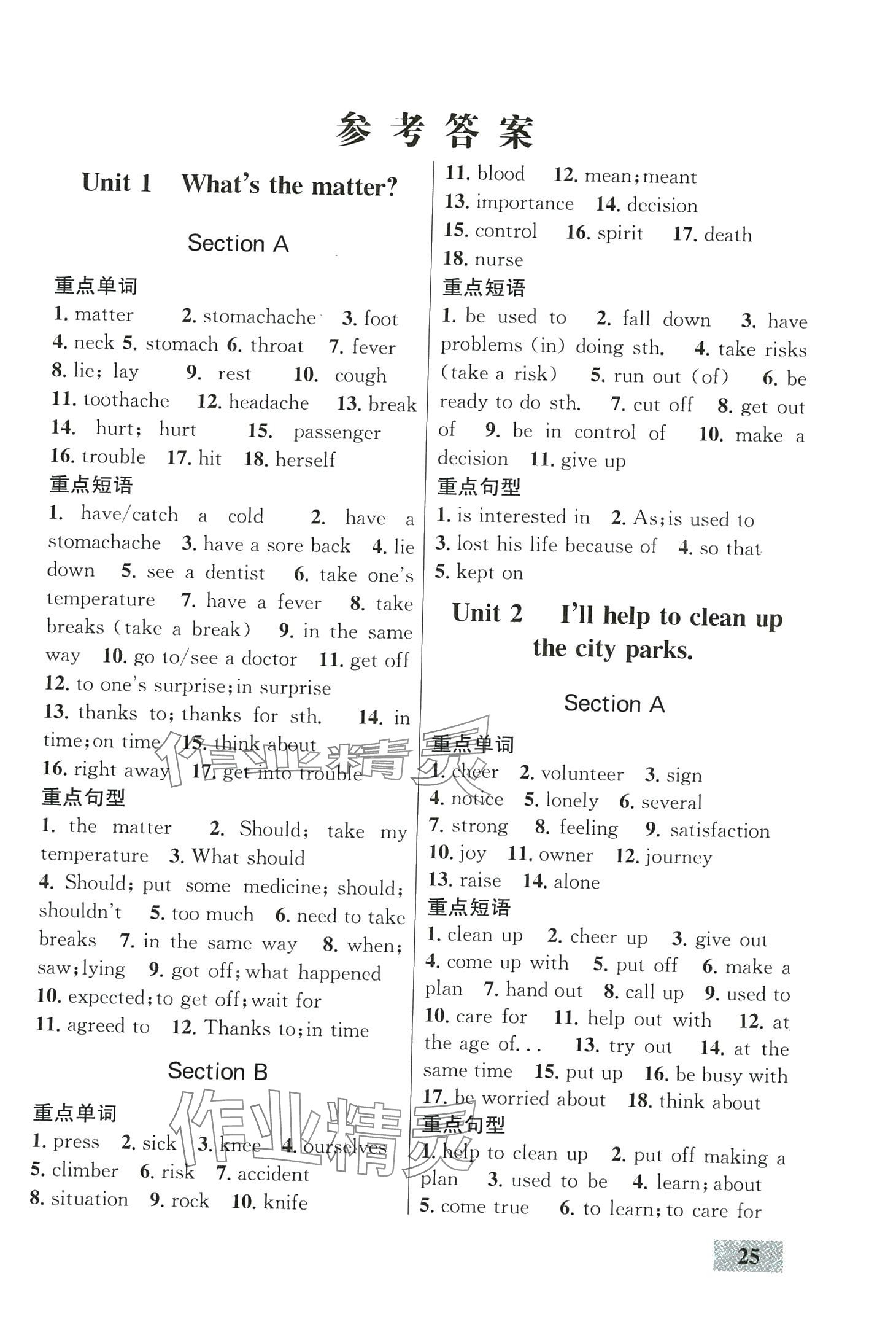 2024年同步学考优化设计八年级英语下册人教版 第1页