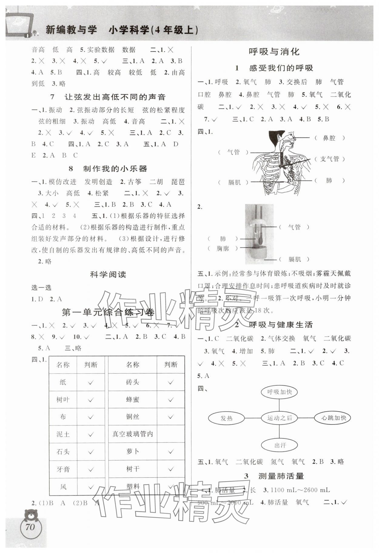 2024年新編教與學(xué)四年級科學(xué)上冊教科版 第2頁