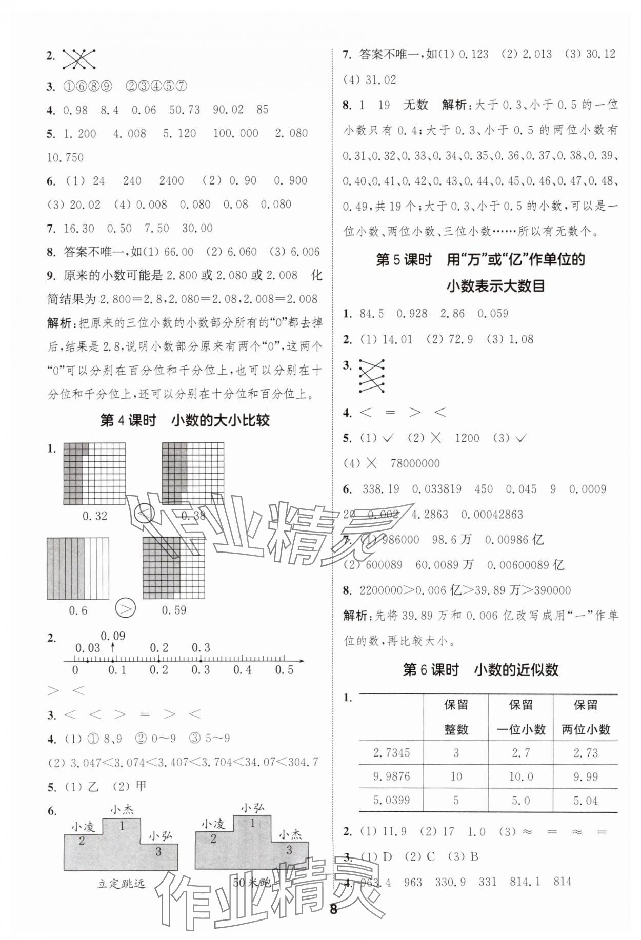 2025年通成學(xué)典課時(shí)作業(yè)本五年級(jí)數(shù)學(xué)上冊(cè)蘇教版安徽專版 第8頁(yè)