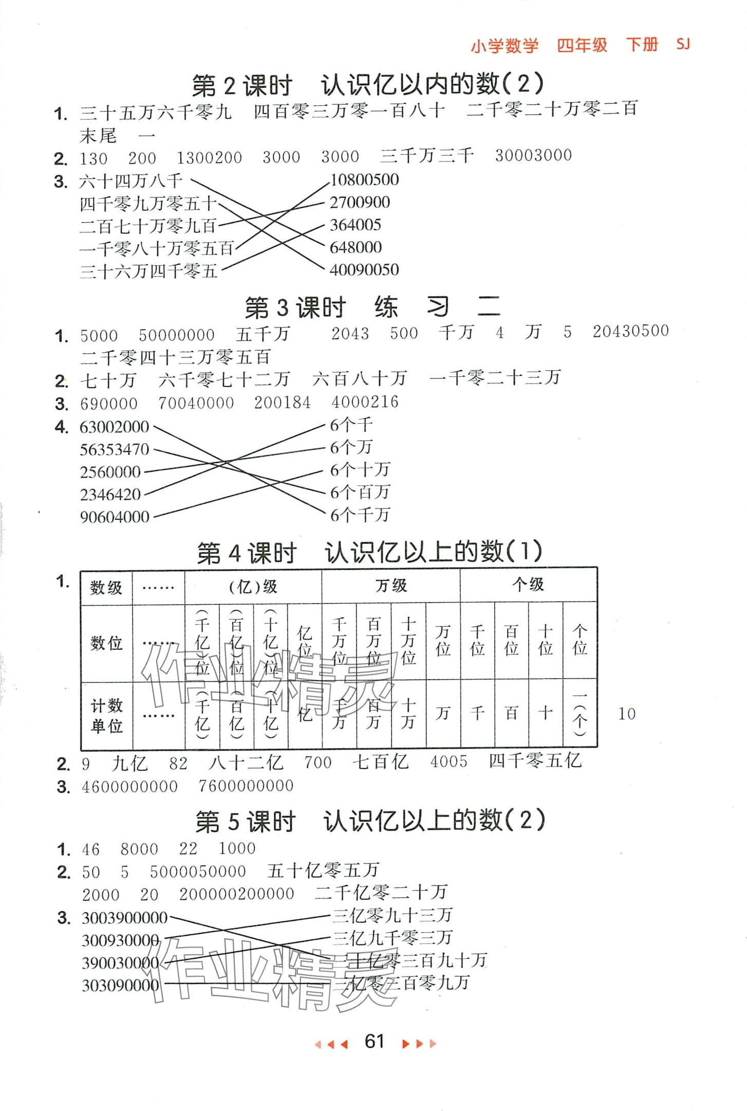 2024年53隨堂測四年級數(shù)學(xué)下冊蘇教版 第3頁