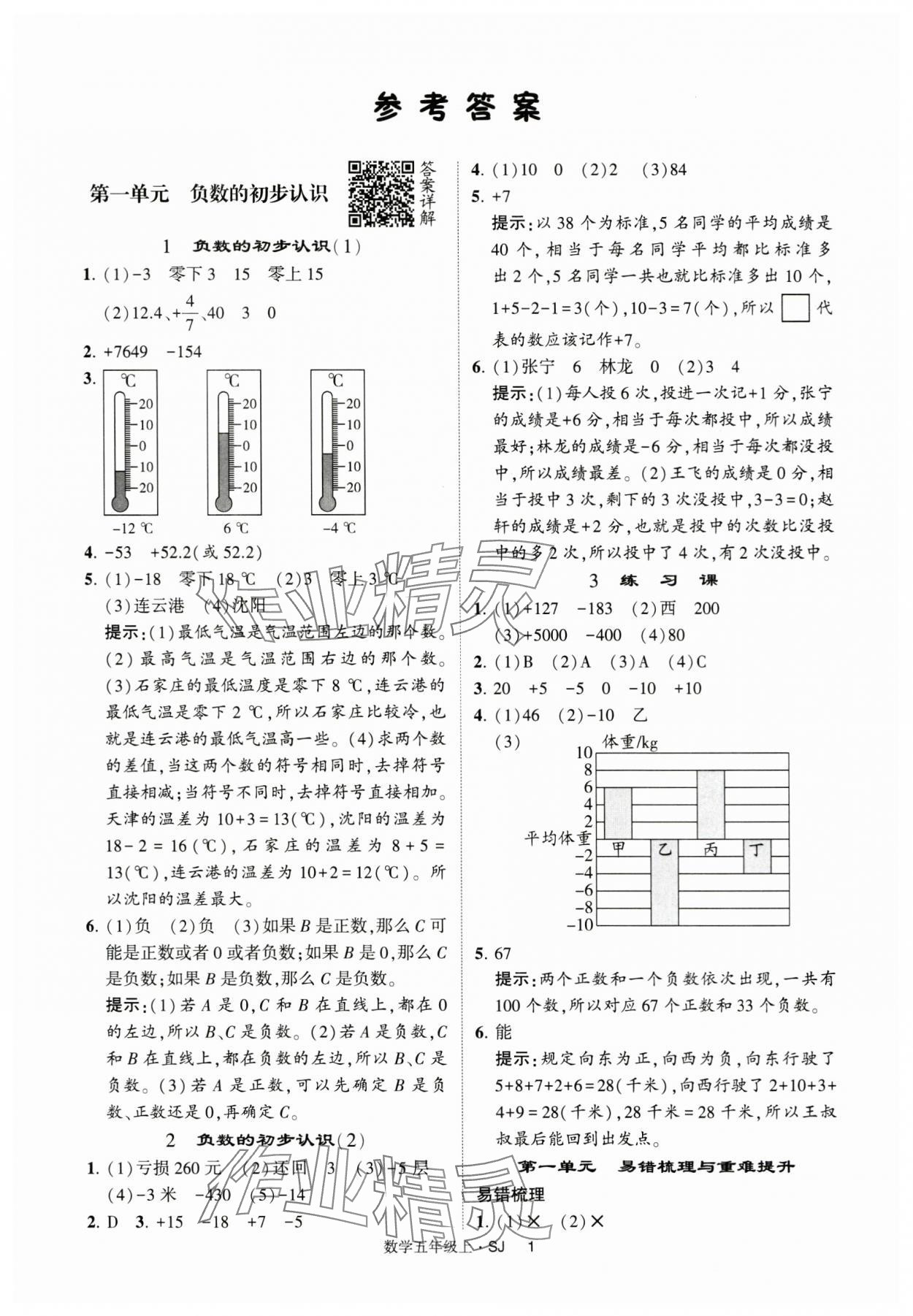 2024年經(jīng)綸學(xué)典提高班五年級(jí)數(shù)學(xué)上冊(cè)蘇教版 第1頁(yè)