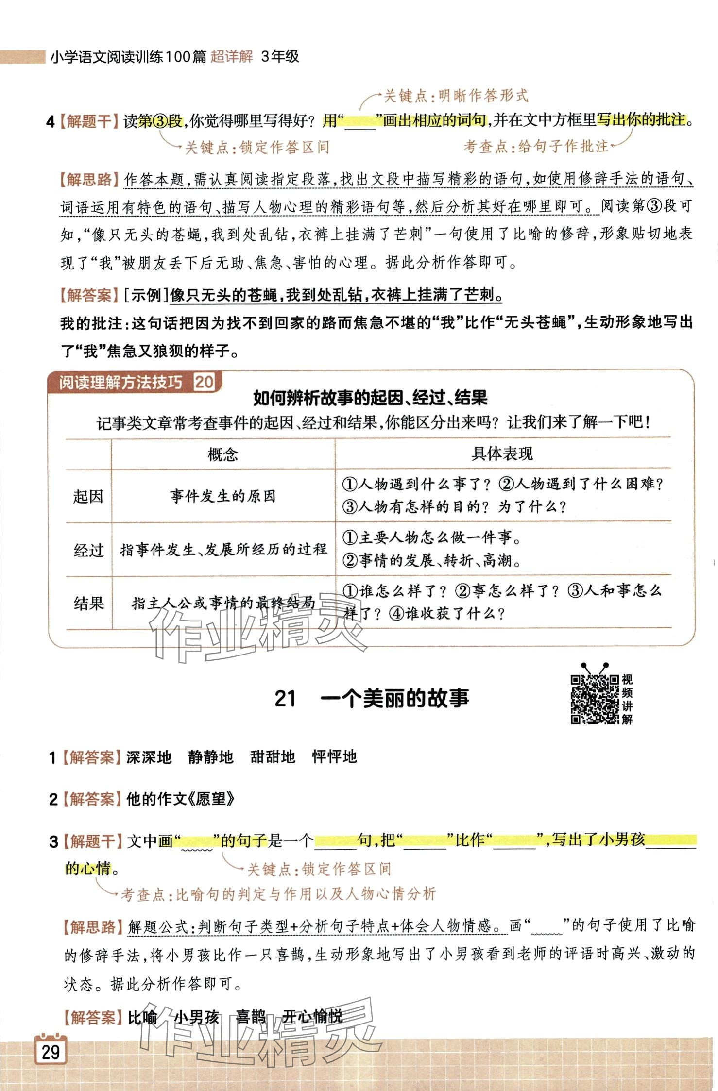 2024年王朝霞小學(xué)語(yǔ)文閱讀訓(xùn)練100篇三年級(jí) 第32頁(yè)