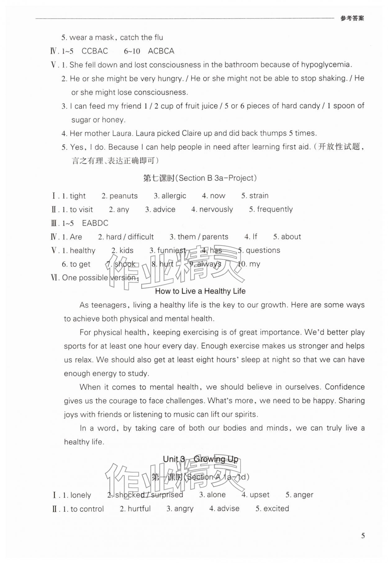 2026年新课程问题解决导学方案八年级英语下册人教版&nbsp;第5页