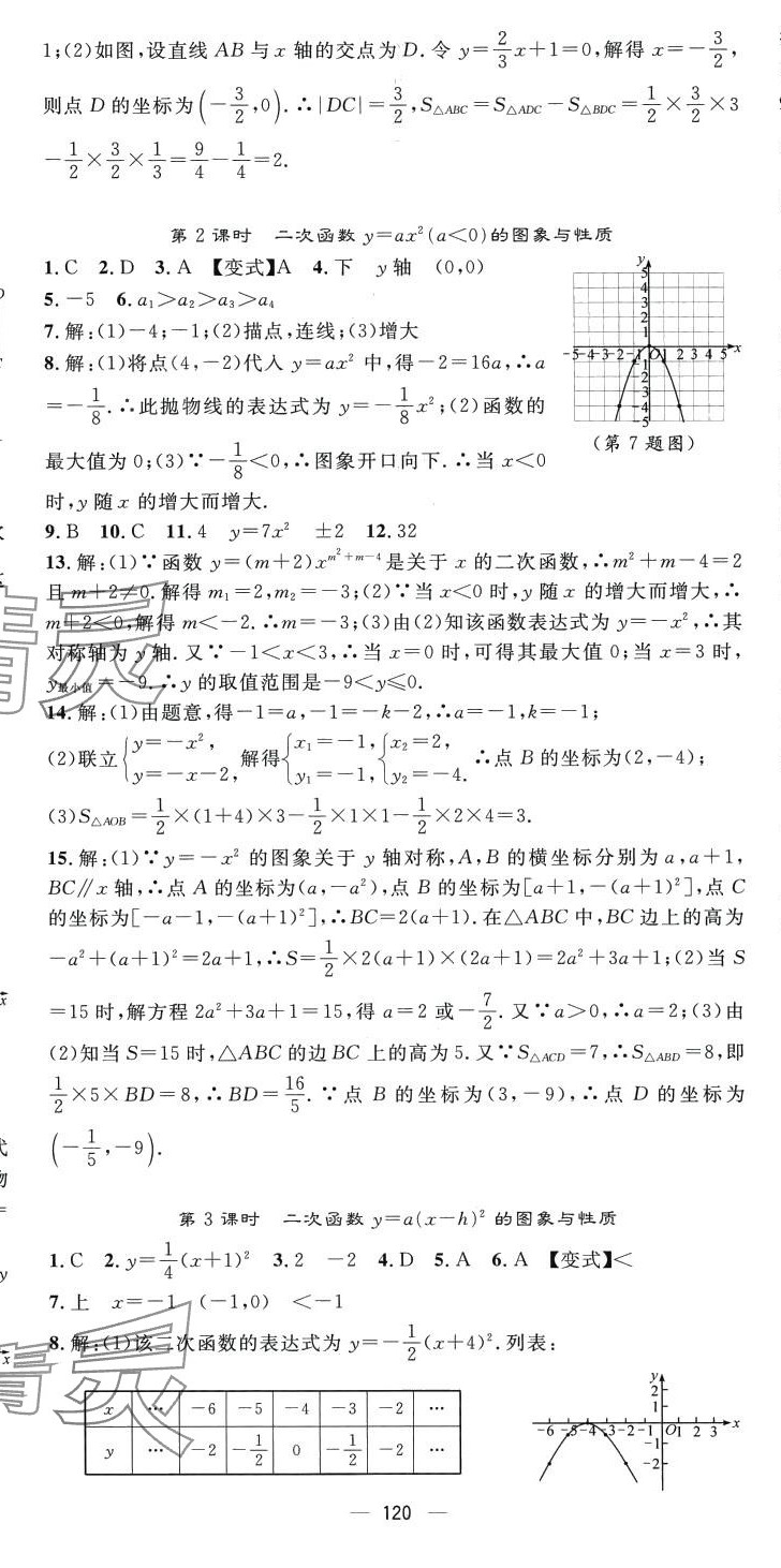 2024年精英新课堂三点分层作业九年级数学下册湘教版 第2页