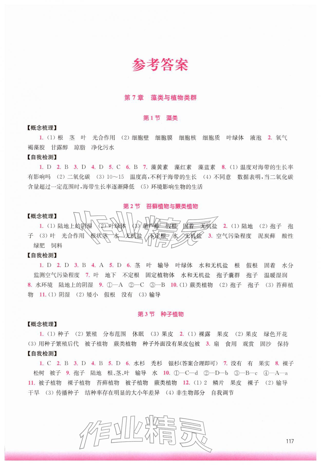 2026年学习与评价江苏凤凰教育出版社七年级生物下册苏科版&nbsp;第1页