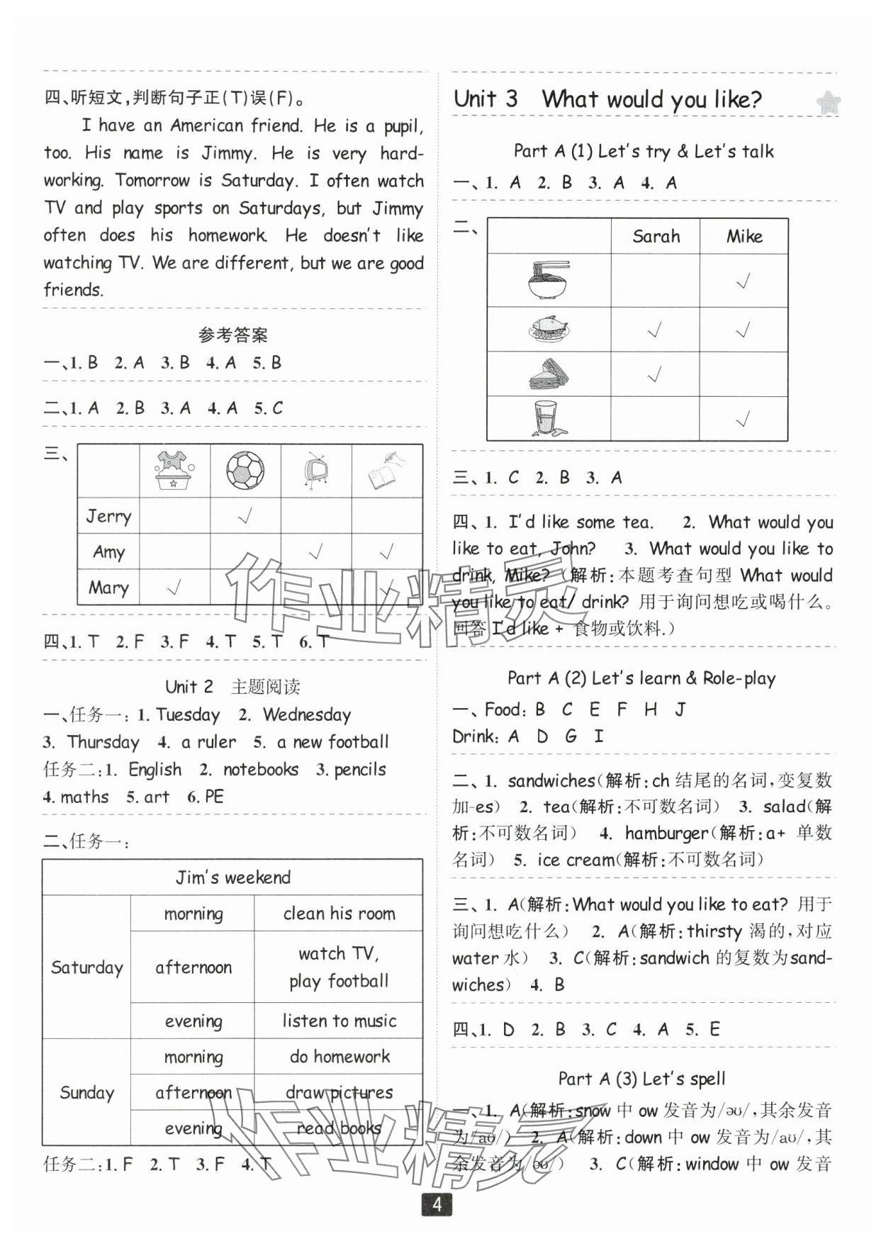 2024年励耘书业励耘新同步五年级英语上册人教版 第4页