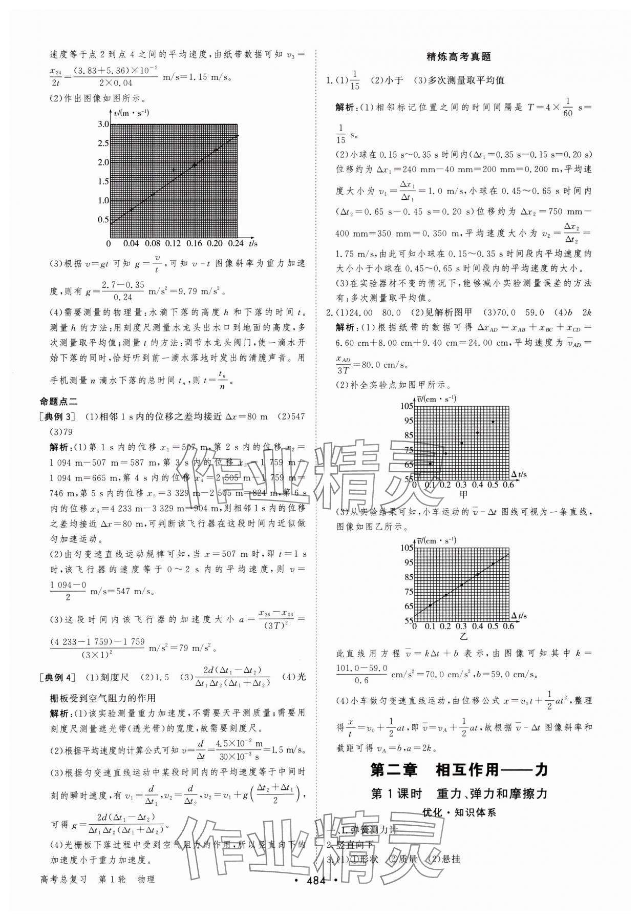 2025年優(yōu)化指導高中物理人教版 參考答案第6頁