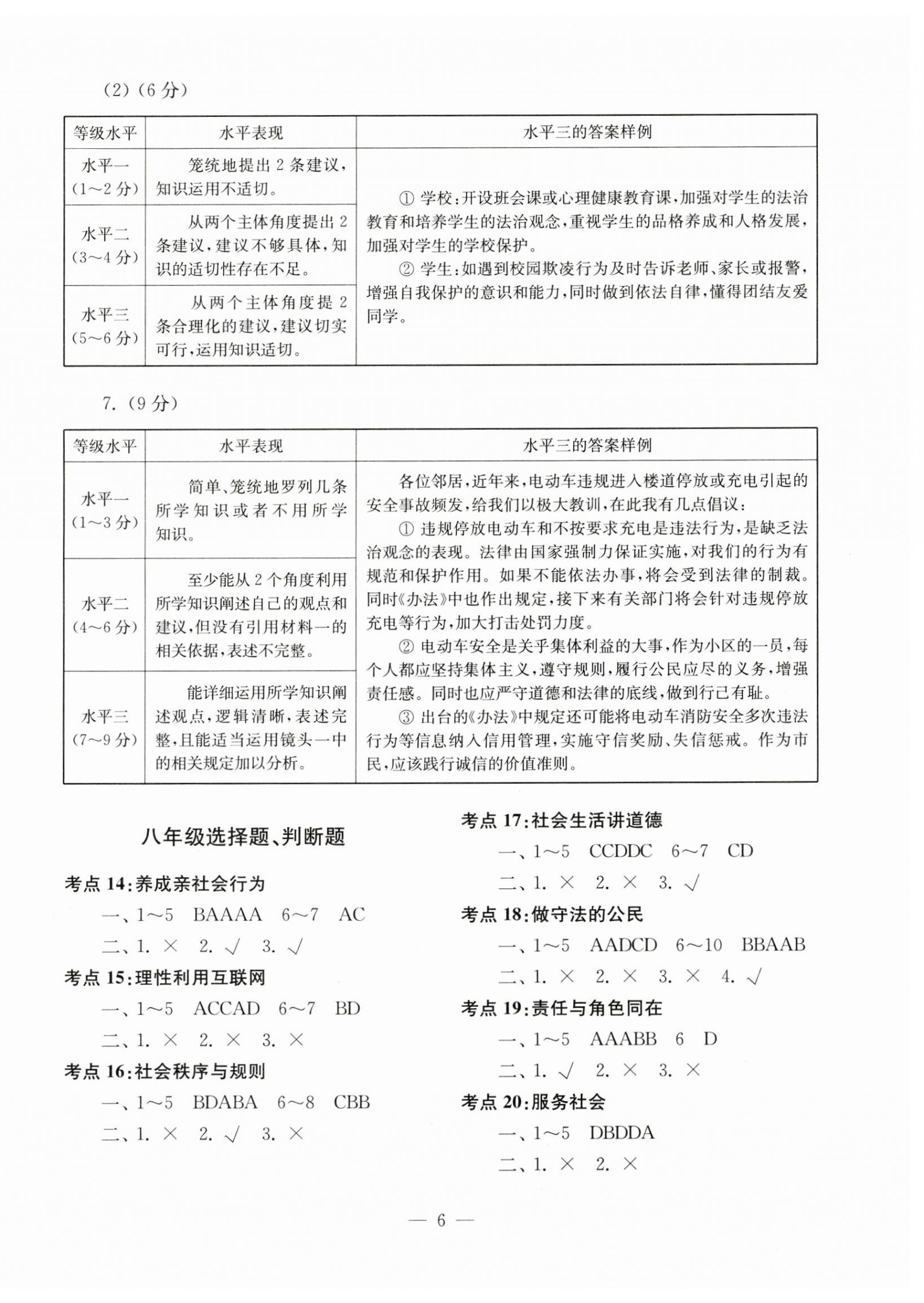 2025年南京市中考道德與法治備考小紅書 第6頁