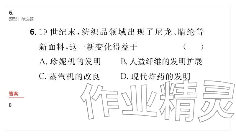 2026年優(yōu)質(zhì)課堂導(dǎo)學(xué)案九年級(jí)歷史下冊(cè)人教版&nbsp;參考答案第66頁(yè)