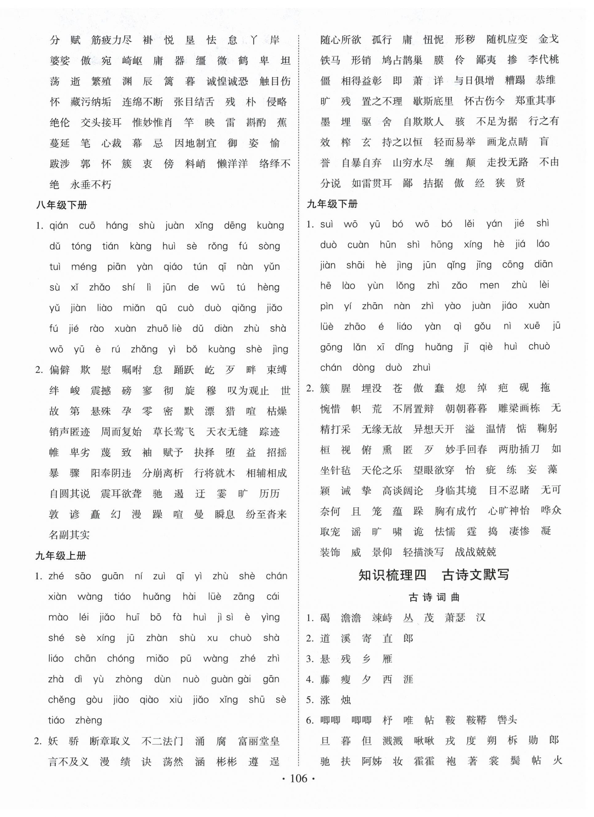 2026年快乐寒假河北美术出版社九年级语文人教版&nbsp;第2页