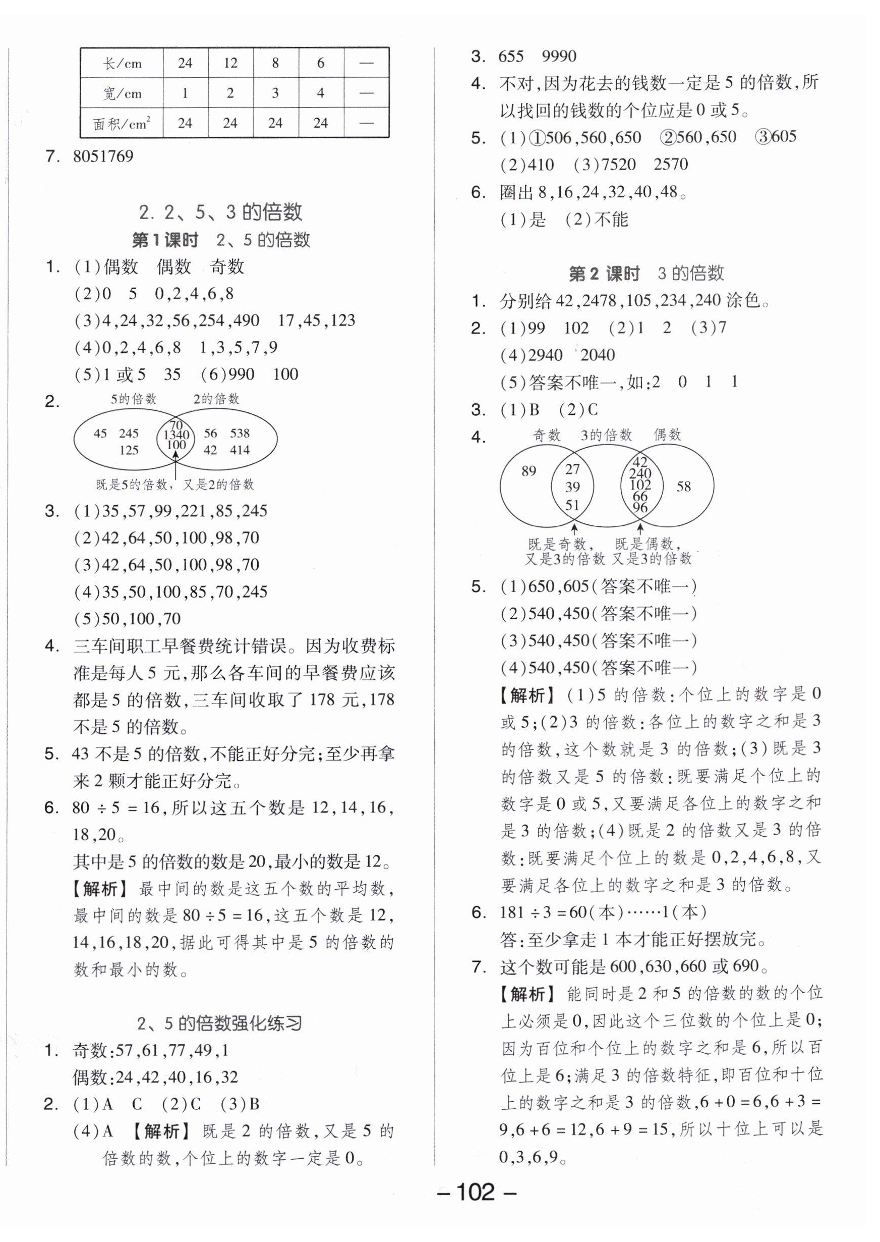 2024年智慧随堂练五年级数学下册人教版 第2页
