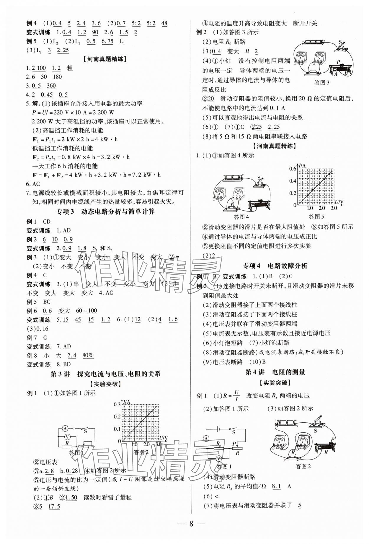 2025年領(lǐng)跑中考物理河南專版 第8頁