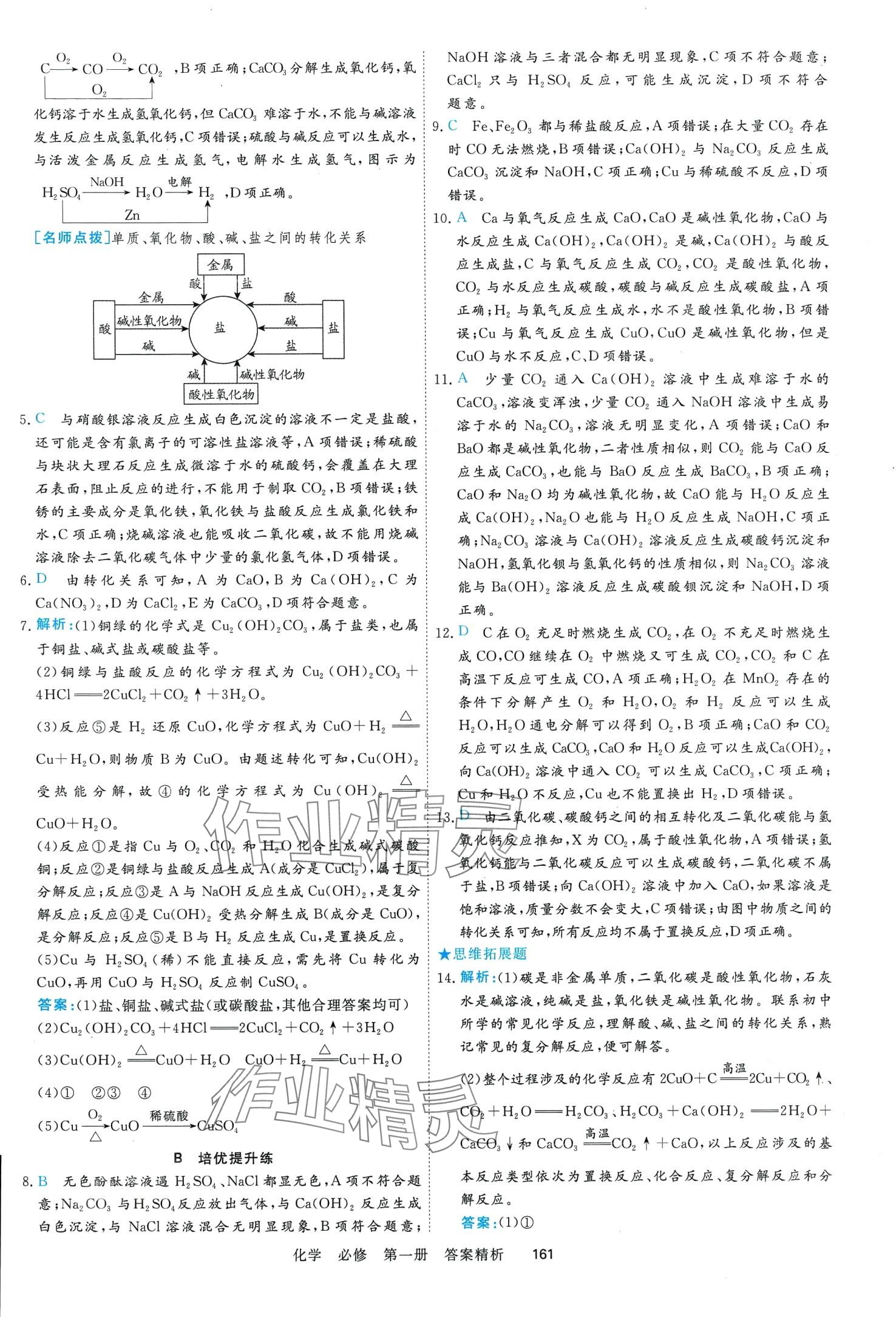 2024年課時周測月考高中化學必修第一冊通用版 第4頁