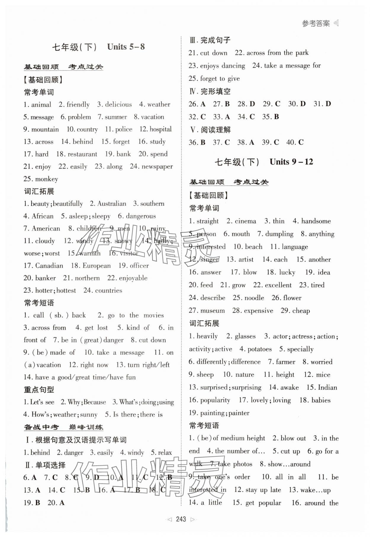 2025年初中總復(fù)習(xí)手冊新世紀出版社英語人教版 第3頁