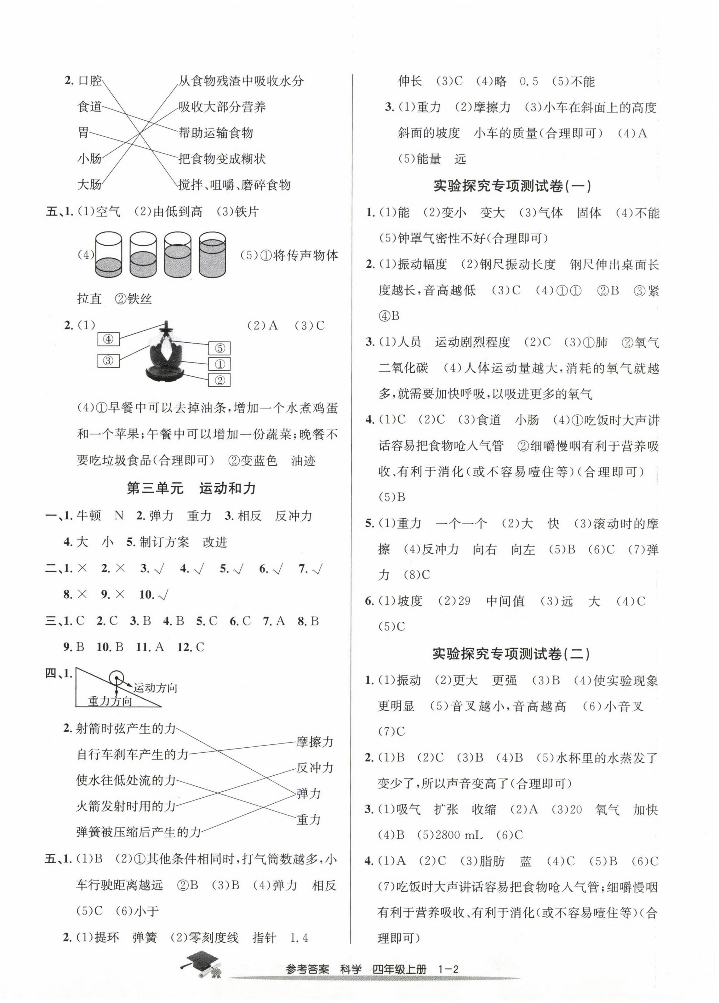 2023年期末直通车四年级科学上册教科版 第2页