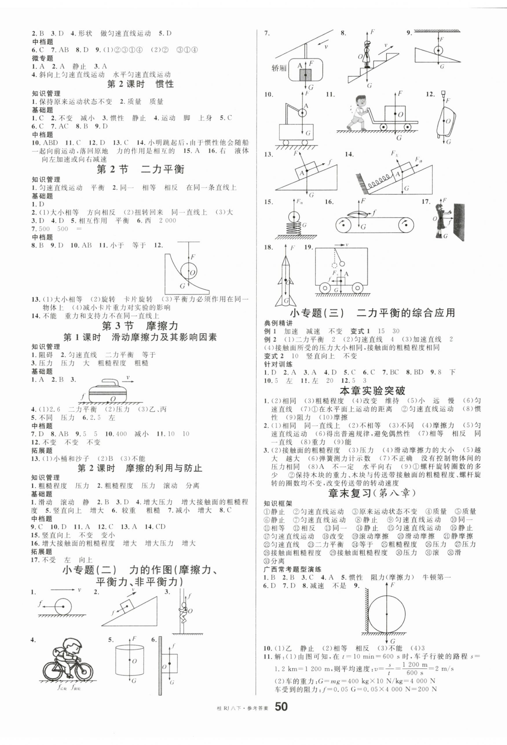 2024年名校課堂八年級物理下冊人教版廣西專版 第2頁